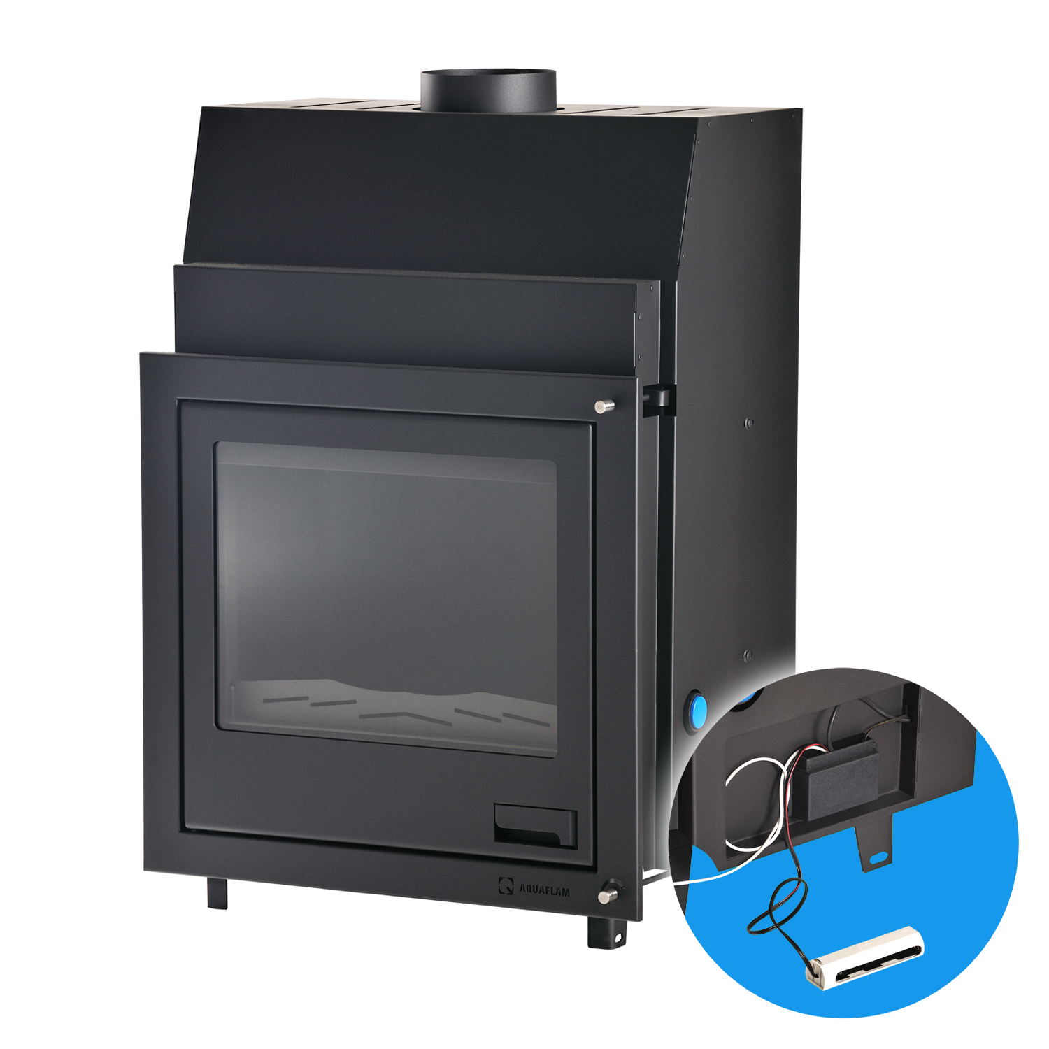 Aquaflam 25 Basic Insert de cheminée à eau Ensemble complet Réservoir hygiénique SH 900 Aquaflam 25 Basic Insert de cheminée à eau Ensemble complet Réservoir hygiénique SH 900
