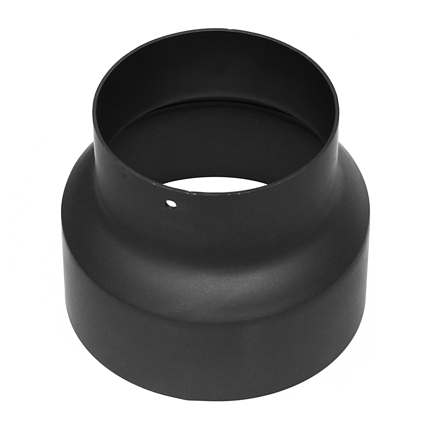 Réduction de conduit de fumée / tuyau de poêle 150 mm - 130 mm noir