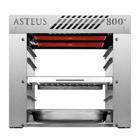 Asteus Beefy 800 Grad Grill im Edelstahl-Design Asteus Beefy 800 Grad Grill im Edelstahl-Design