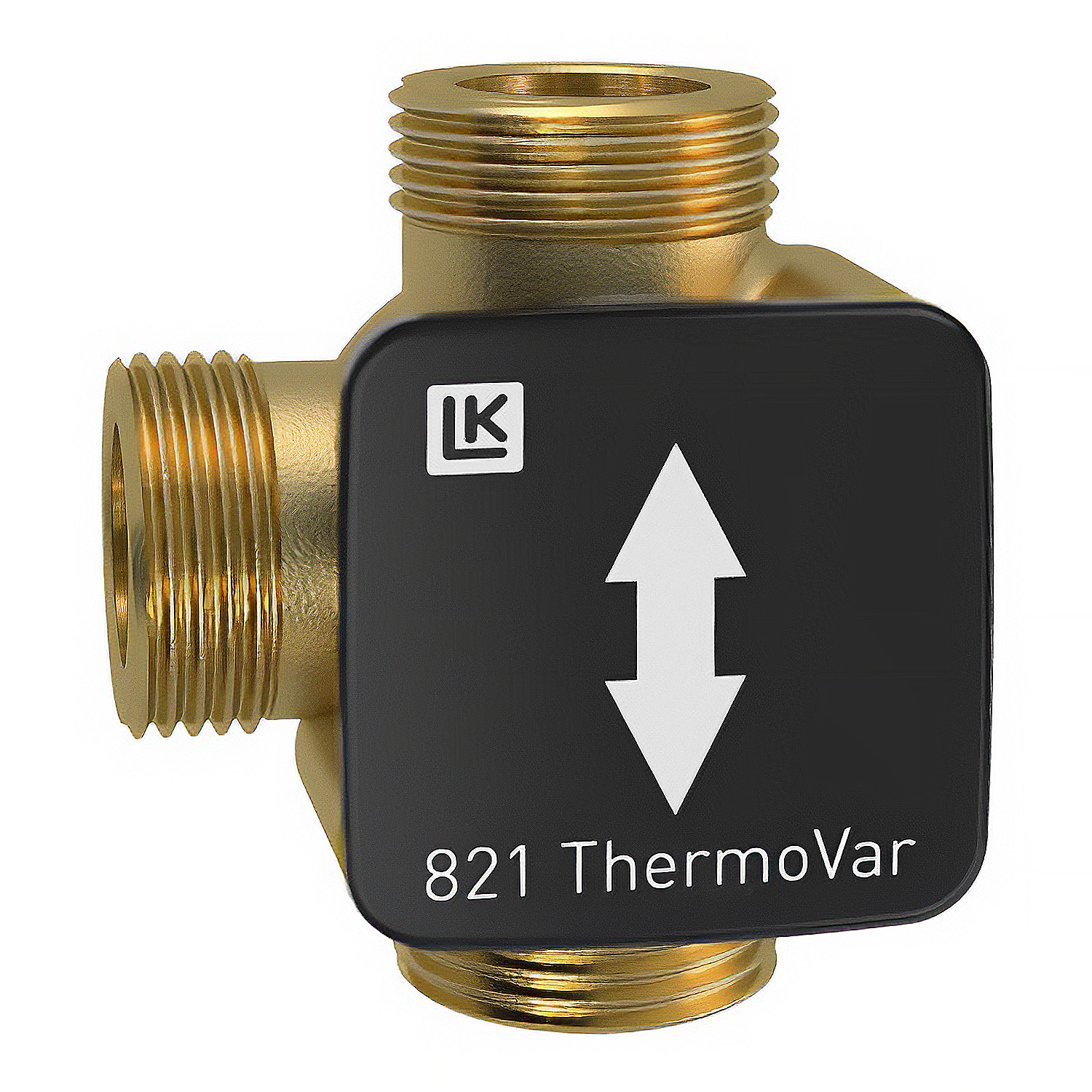 Vanne de zone à 3 voies régulée thermiquement LK Armatur 821 ThermoVar G 1 pouce pour 55°C