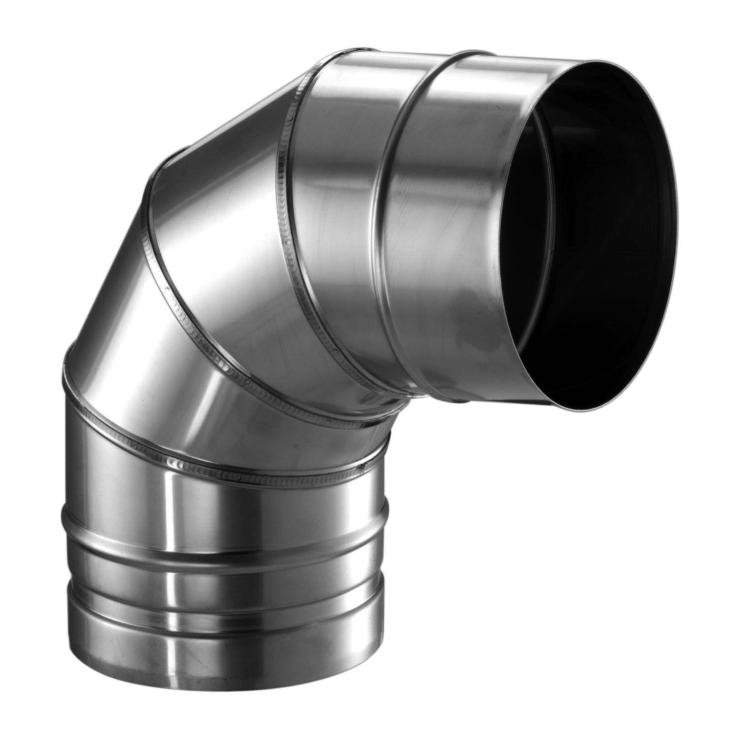 Schiedel PRIMA PLUS coude 90° Ø130 mm simple paroi mat