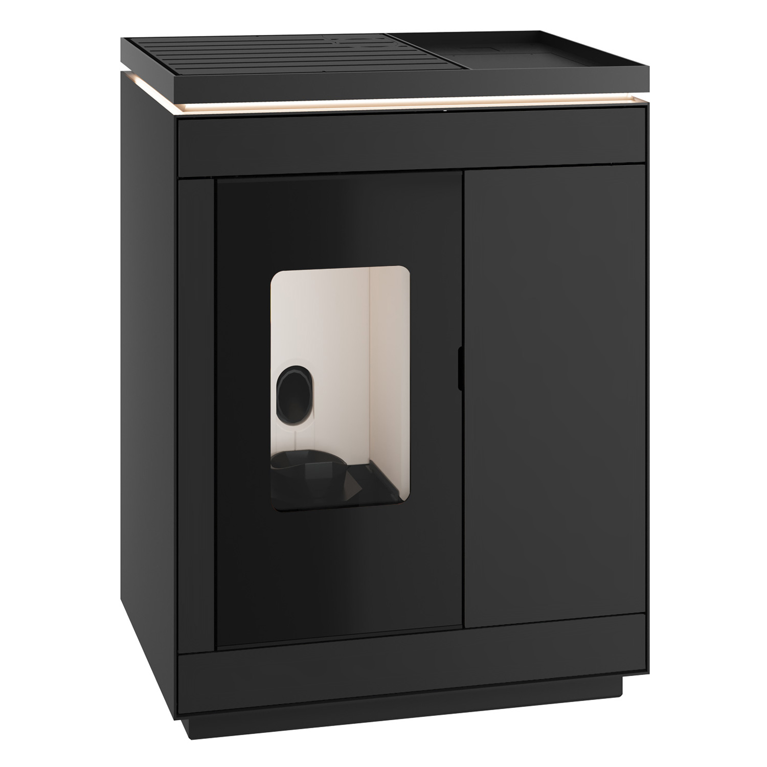 Olsberg Epana Poêle à granulés Acier Noir