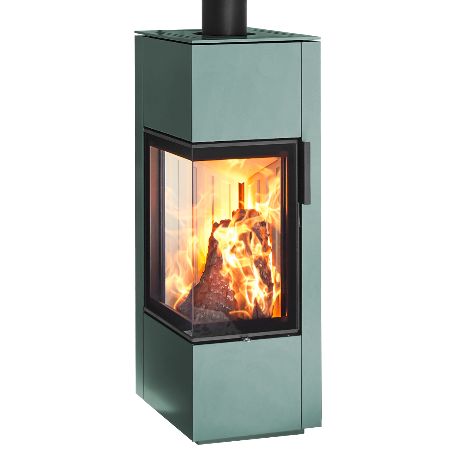 Spartherm Piko S poêle à bois en acier turquoise