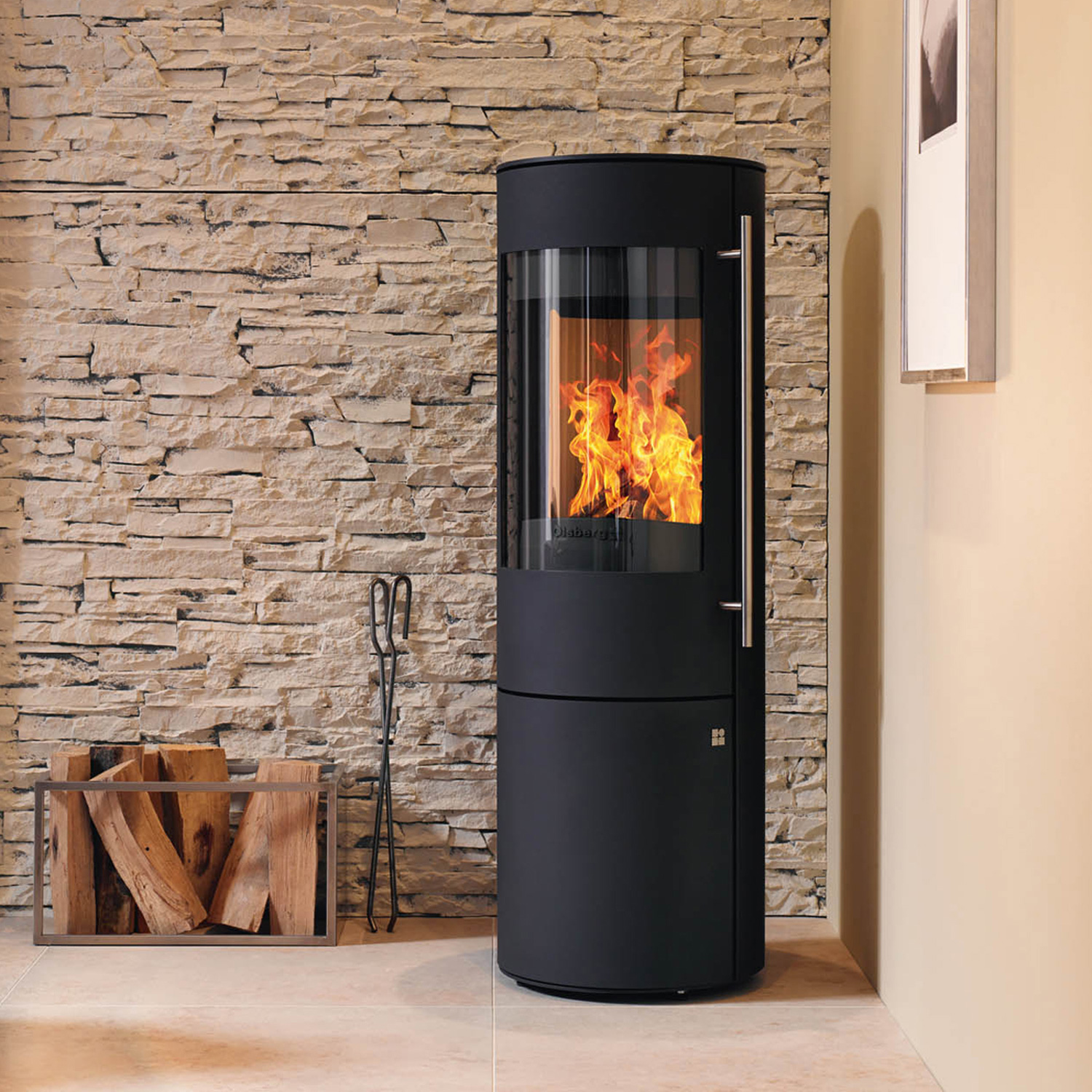 Olsberg Tipas Plus Compact Poêle à bois Acier Noir Olsberg Tipas Plus Compact Poêle à bois Acier Noir