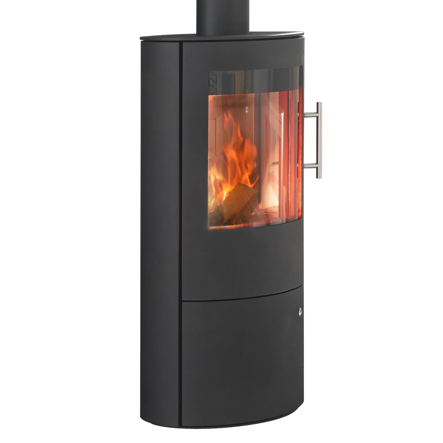 Poêle à bois Königshütte Draco M porte en acier