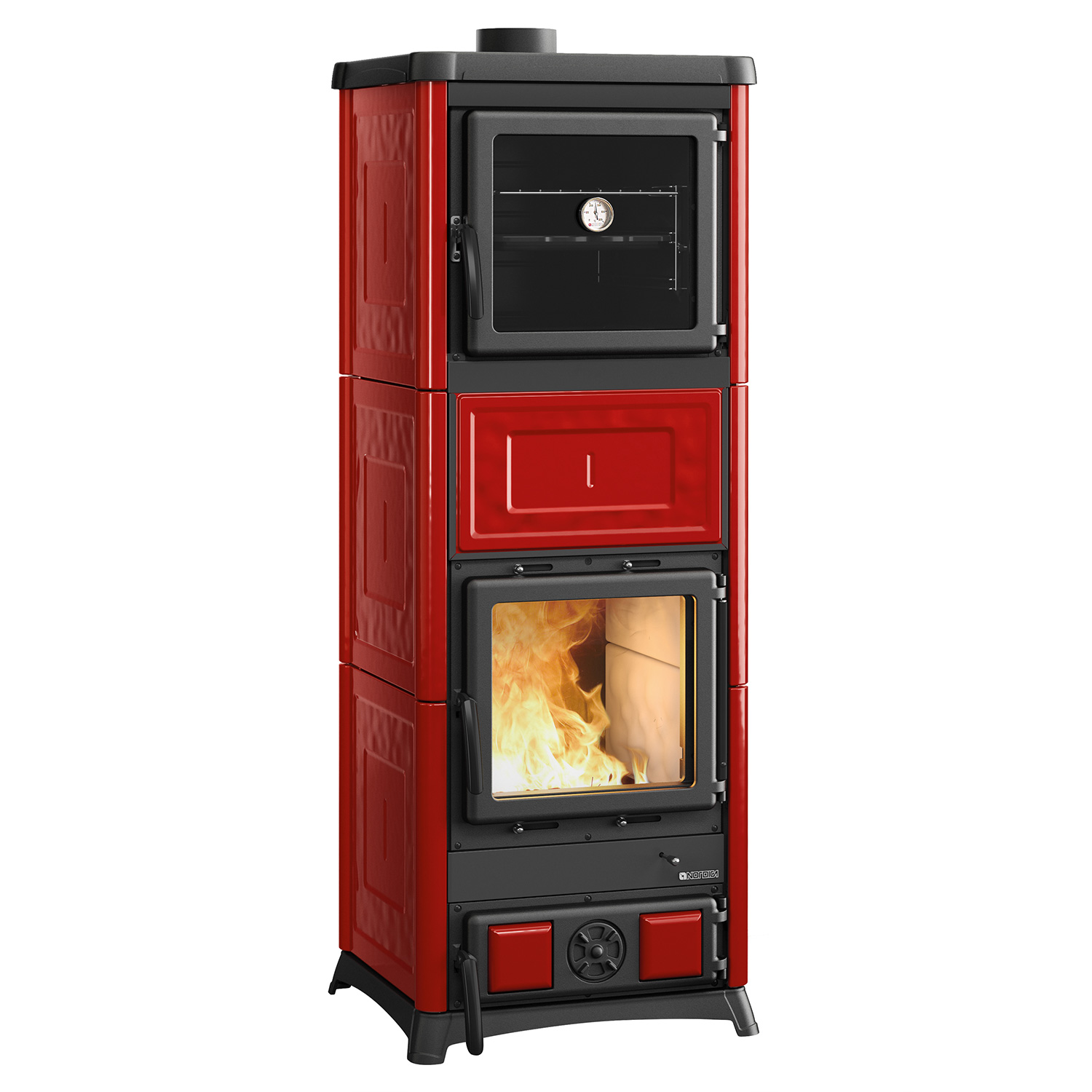 La Nordica Prestige Line Nova Forno Poêle à bois Bordeaux