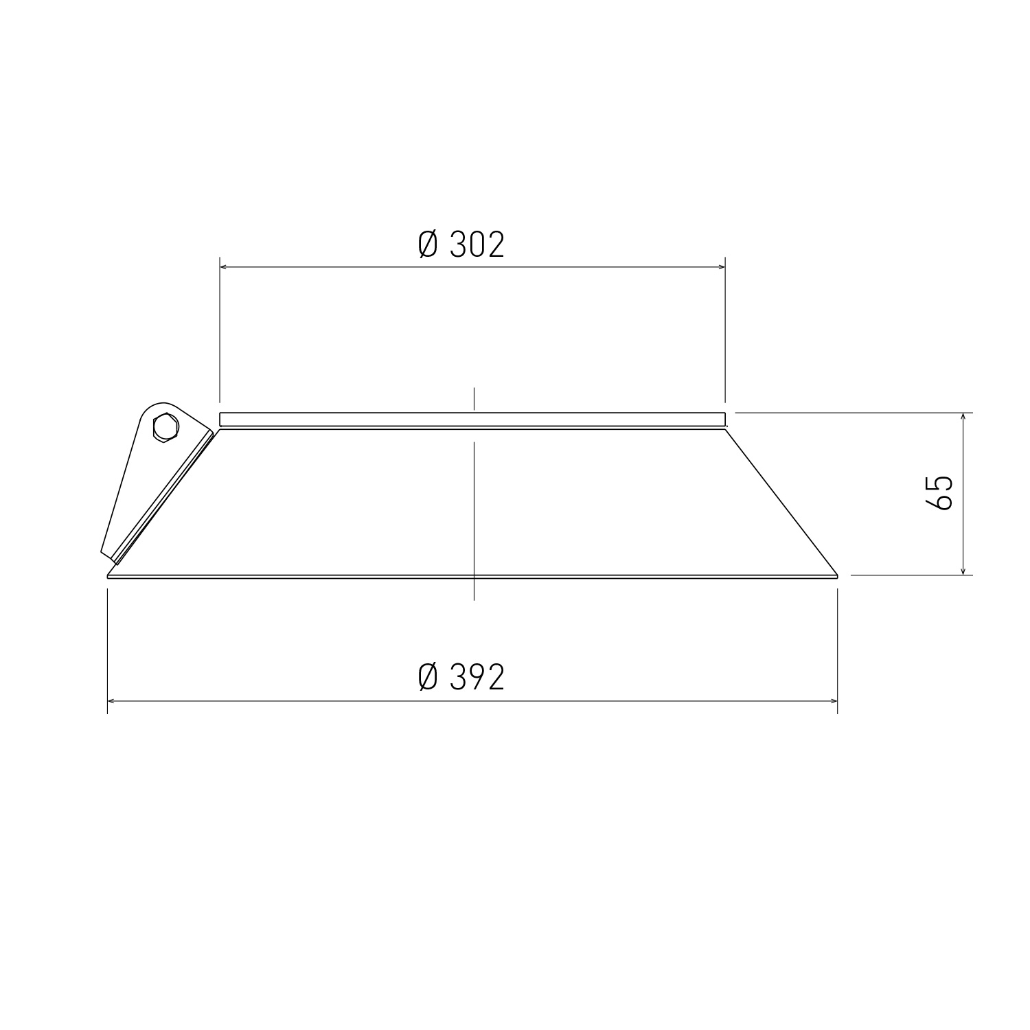 Opsinox conduit de cheminée en acier inoxydable 250mm collerette anti-pluie/rosace murale RST