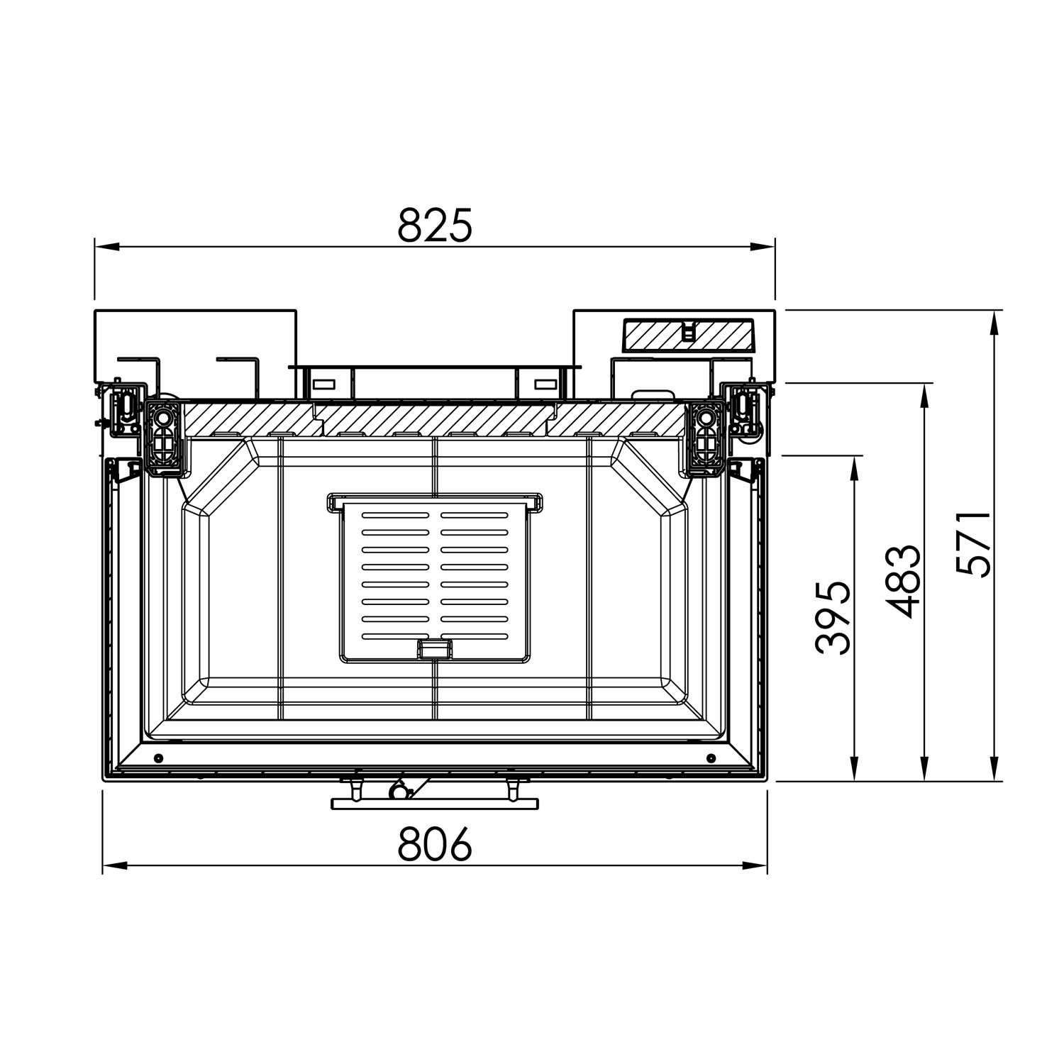 Spartherm Arte 3RL-80h-4S Insert de cheminée RRA Ø 200 mm