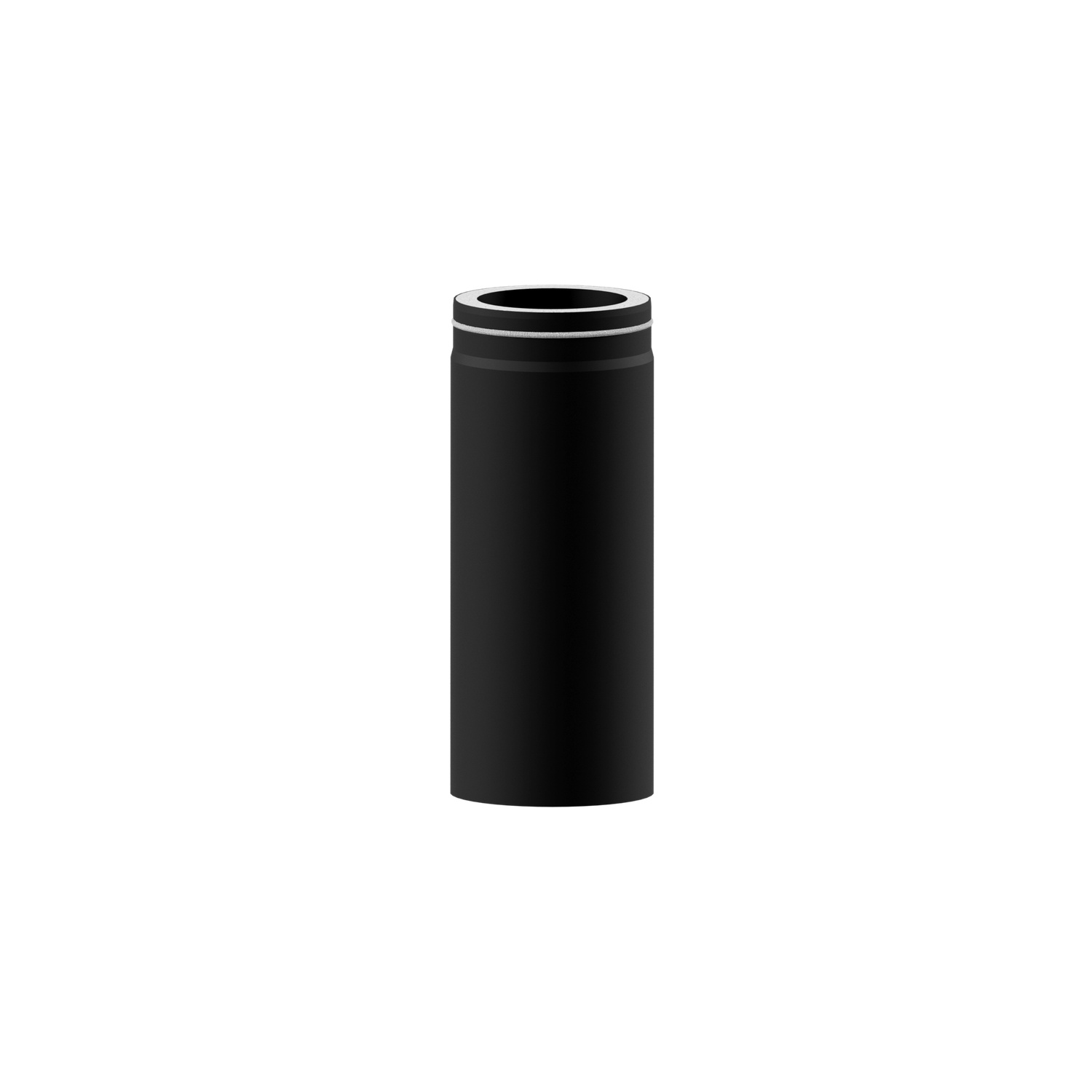 Raik Lifestyle DUO élément de longueur 180mm noir L: 500mm pour tuyau de fumée / conduit de fumée