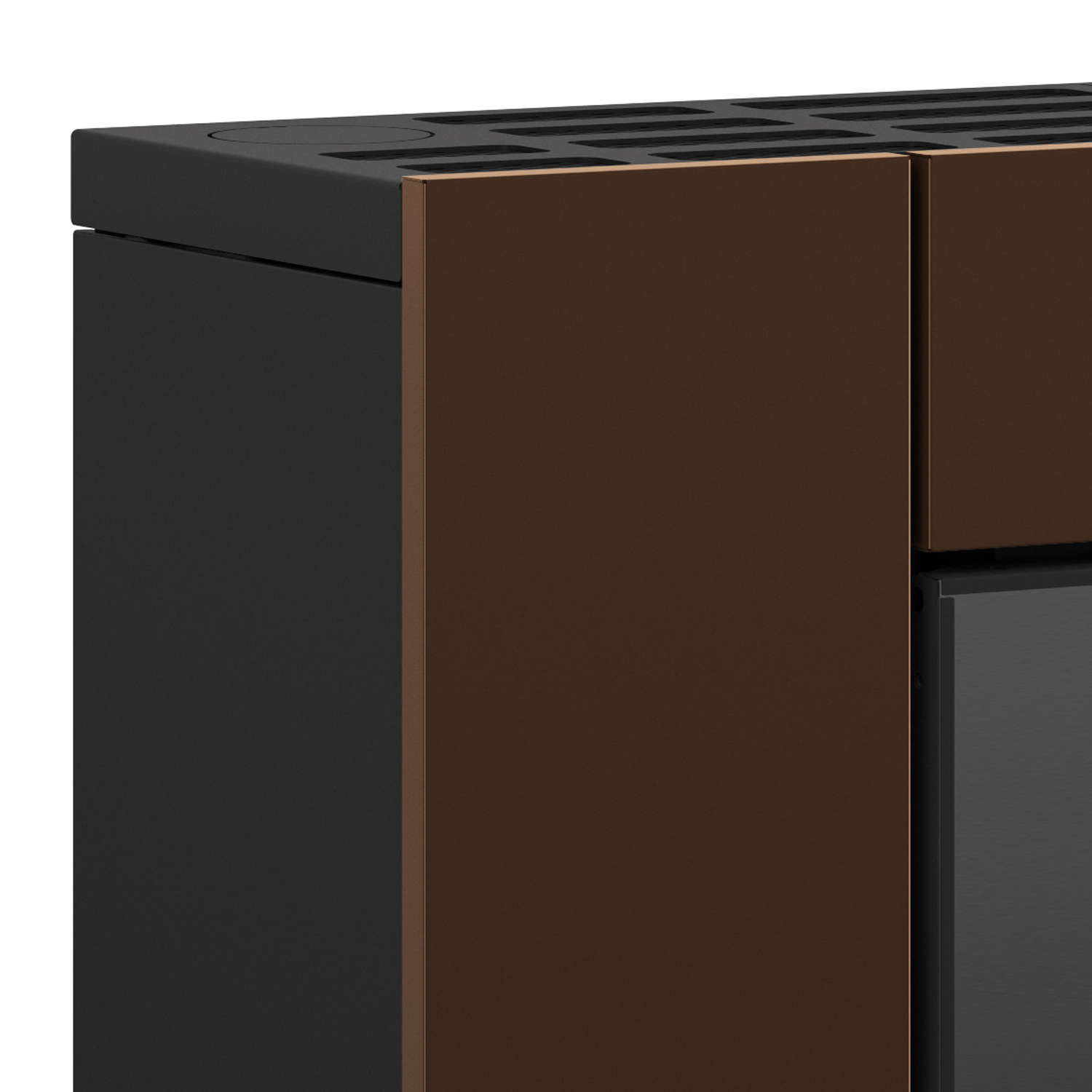 Extraflame Evolution Line Gabriella Plus poêle à granulés acier bronze