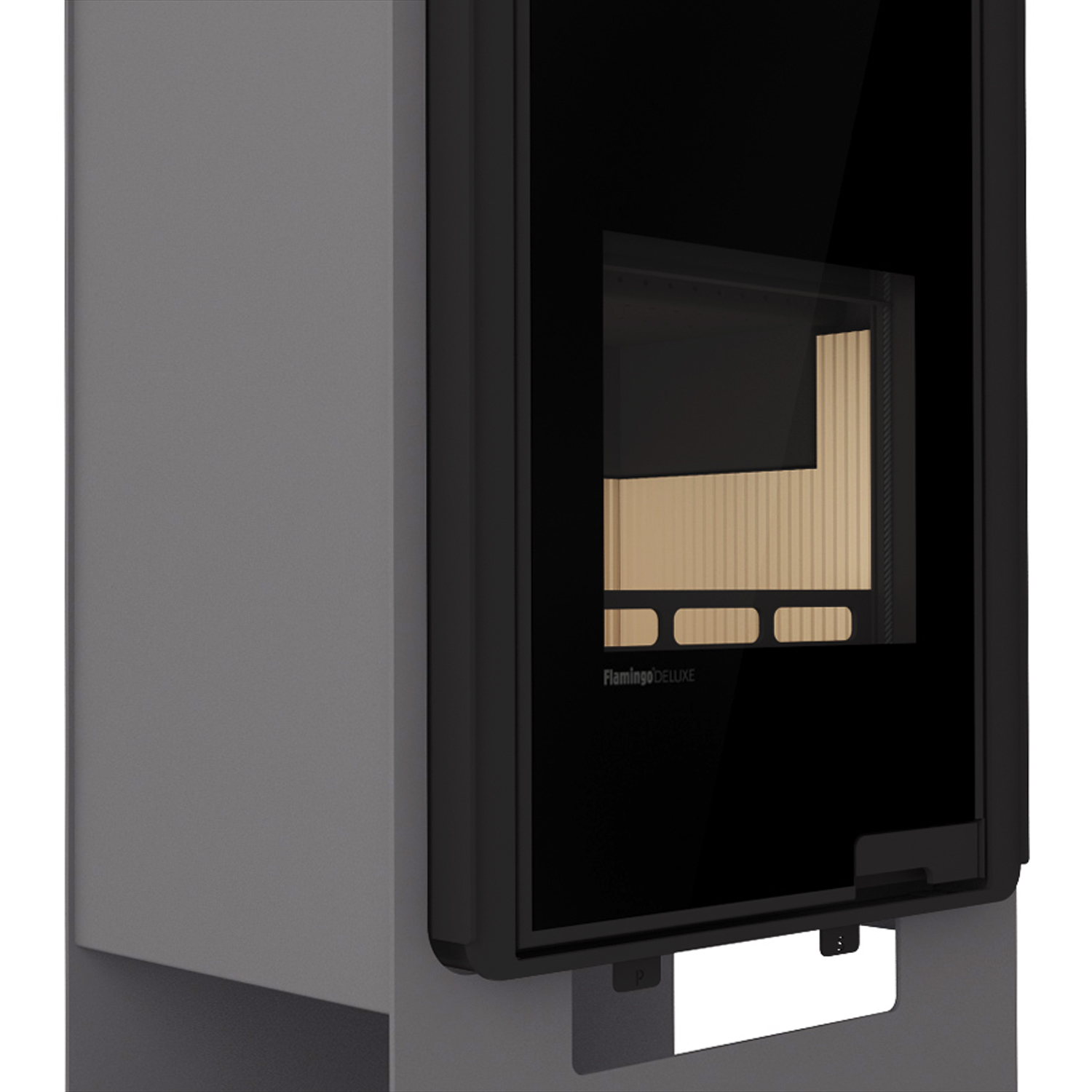 Poêle à bois HS Flamingo Deluxe Singa Gris