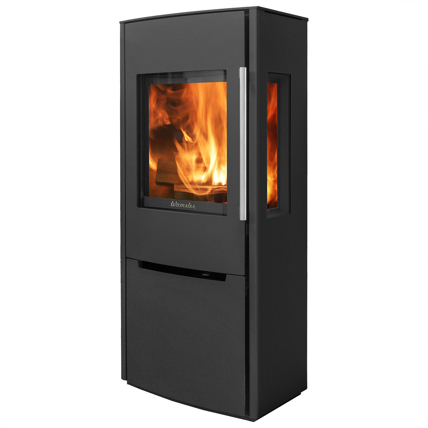 Wamsler Pylon 3G poêle à bois en acier noir