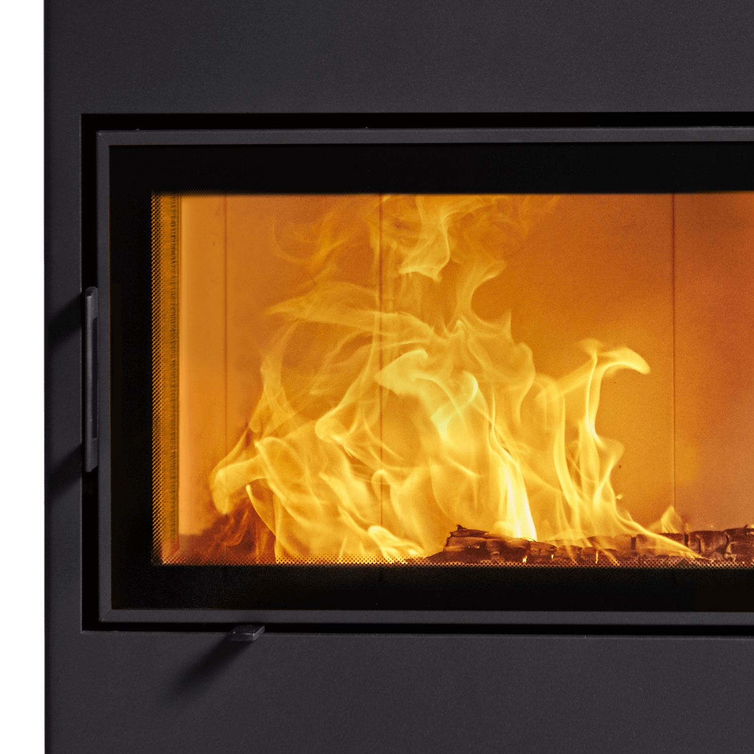 Austroflamm Dexter 2.0 Poêle à bois en acier gris fonte, charnière de porte à droite