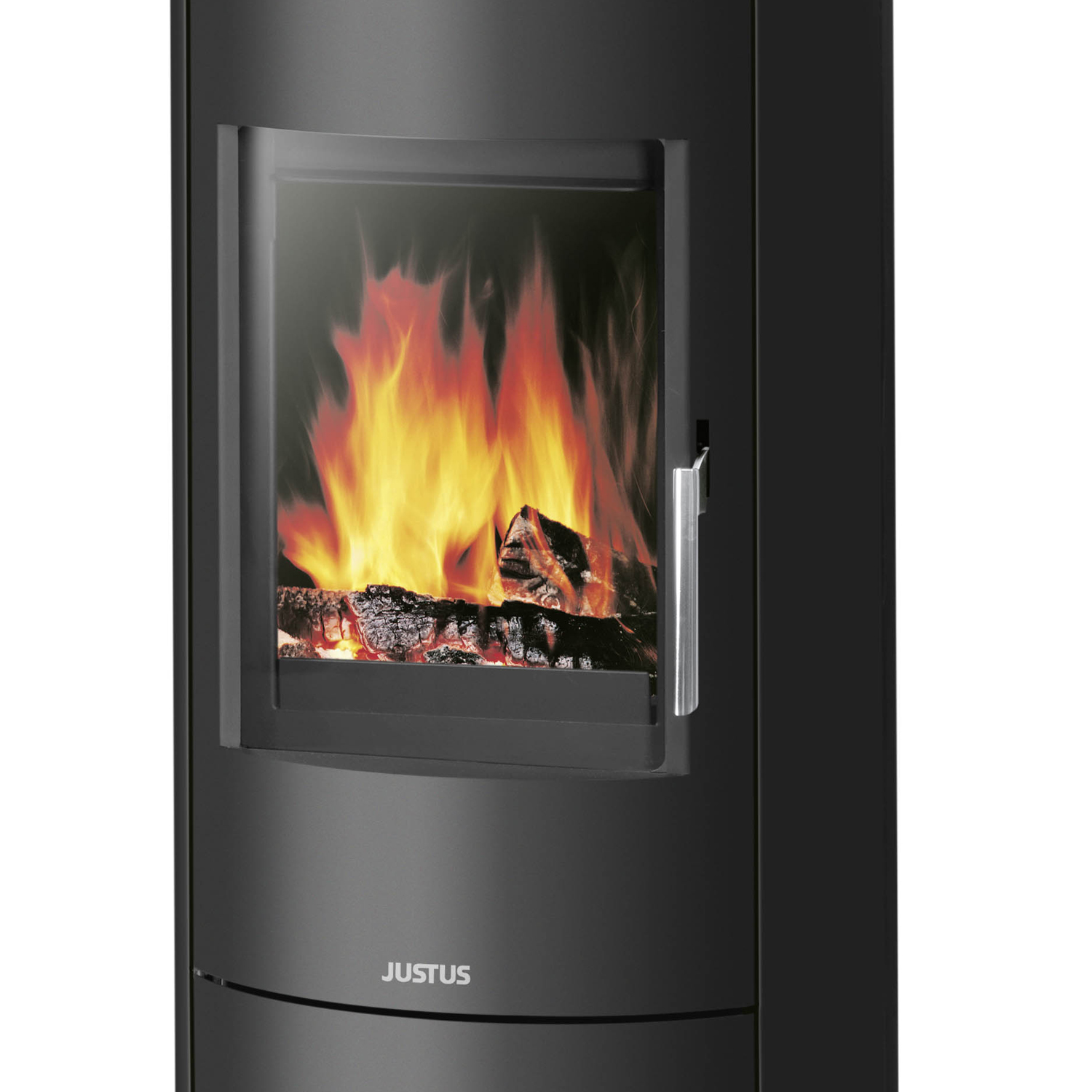Justus Austin 5 II Poêle à bois Acier Noir
