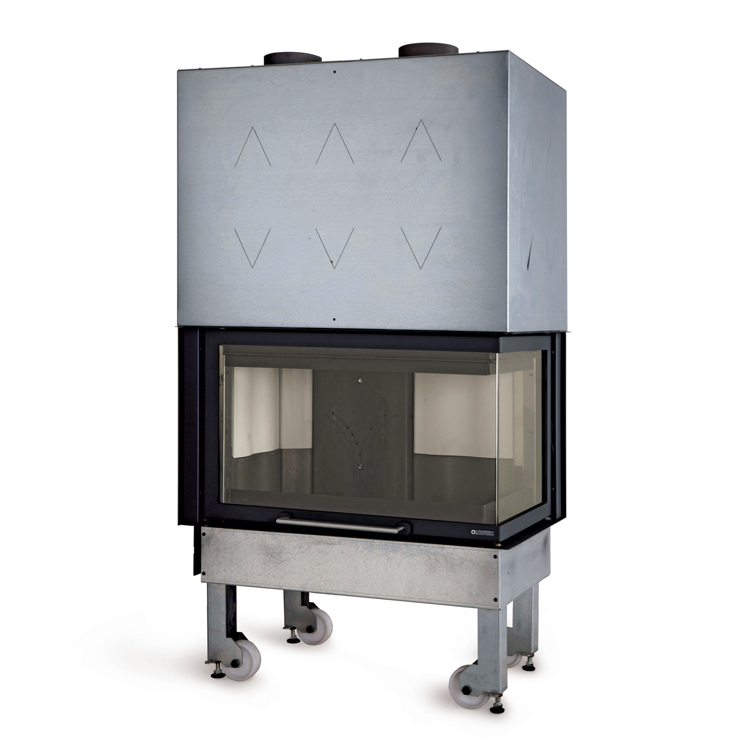Insert de cheminée La Nordica Monoblocco 800 Angolo (Droit) DX
