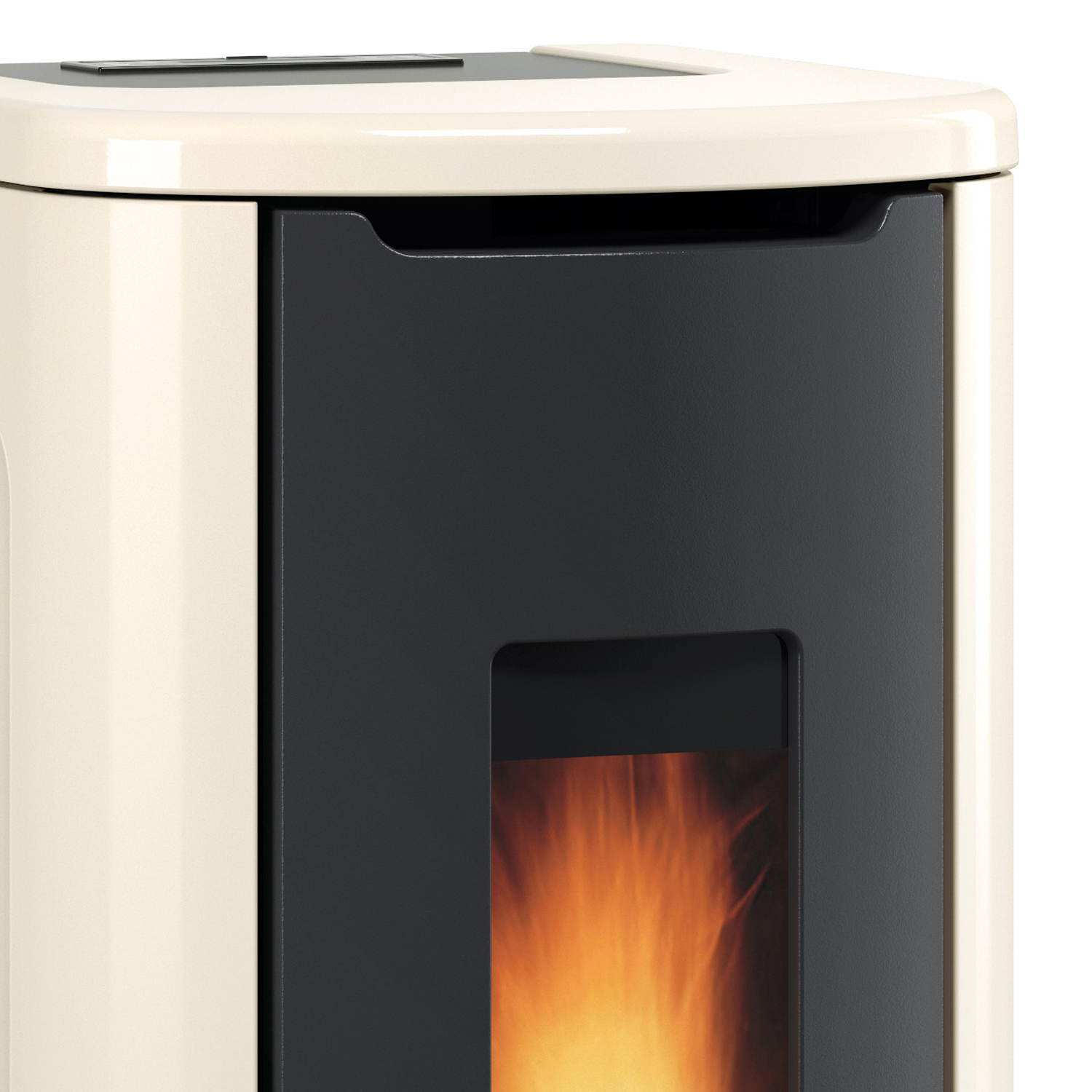 Extraflame Evolution Line Rosanna Idro Poêle à granulés bouilleur Acier Ivoire