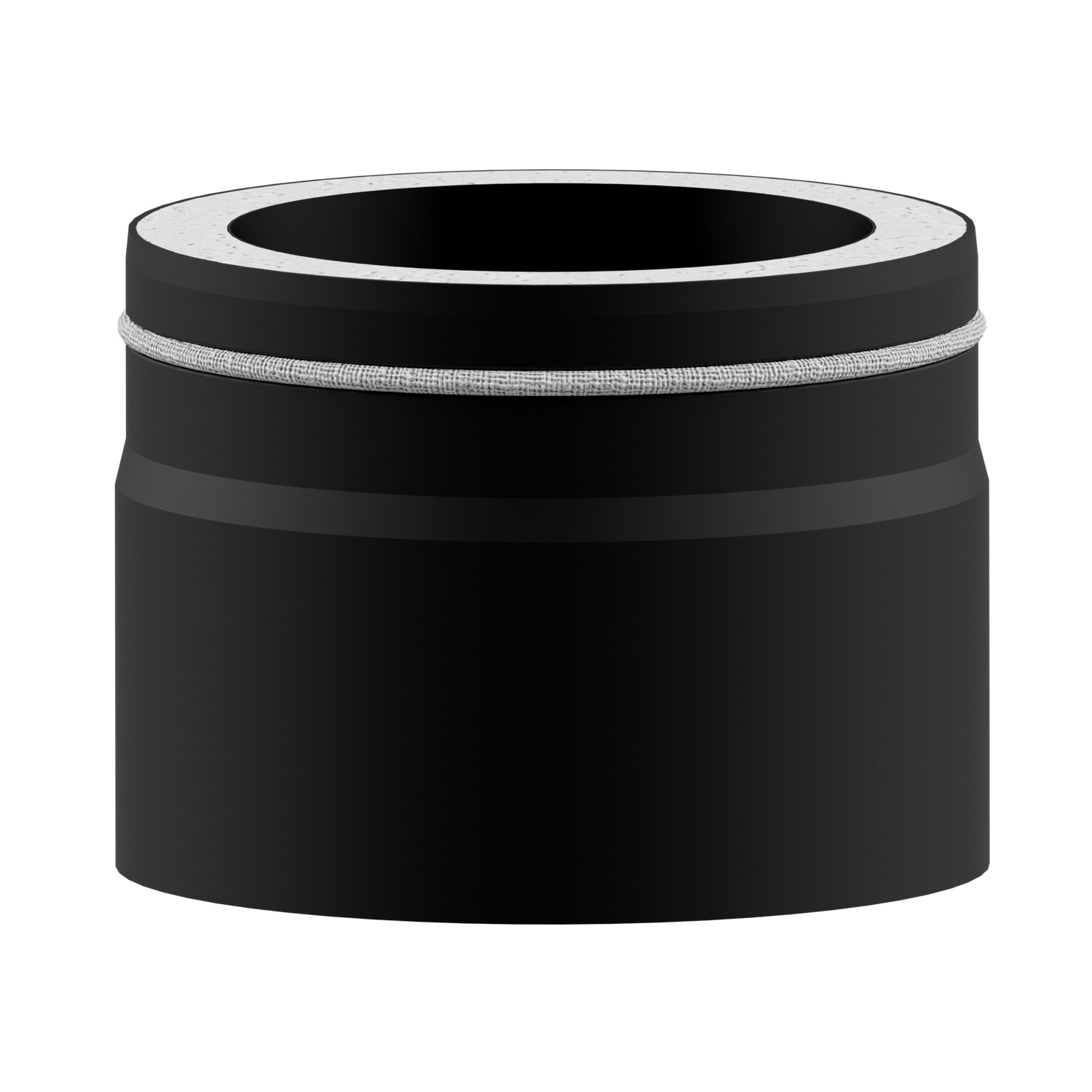 Raik Lifestyle DUO élément de longueur 120mm noir L : 150mm pour tuyau de fumée / conduit de fumée