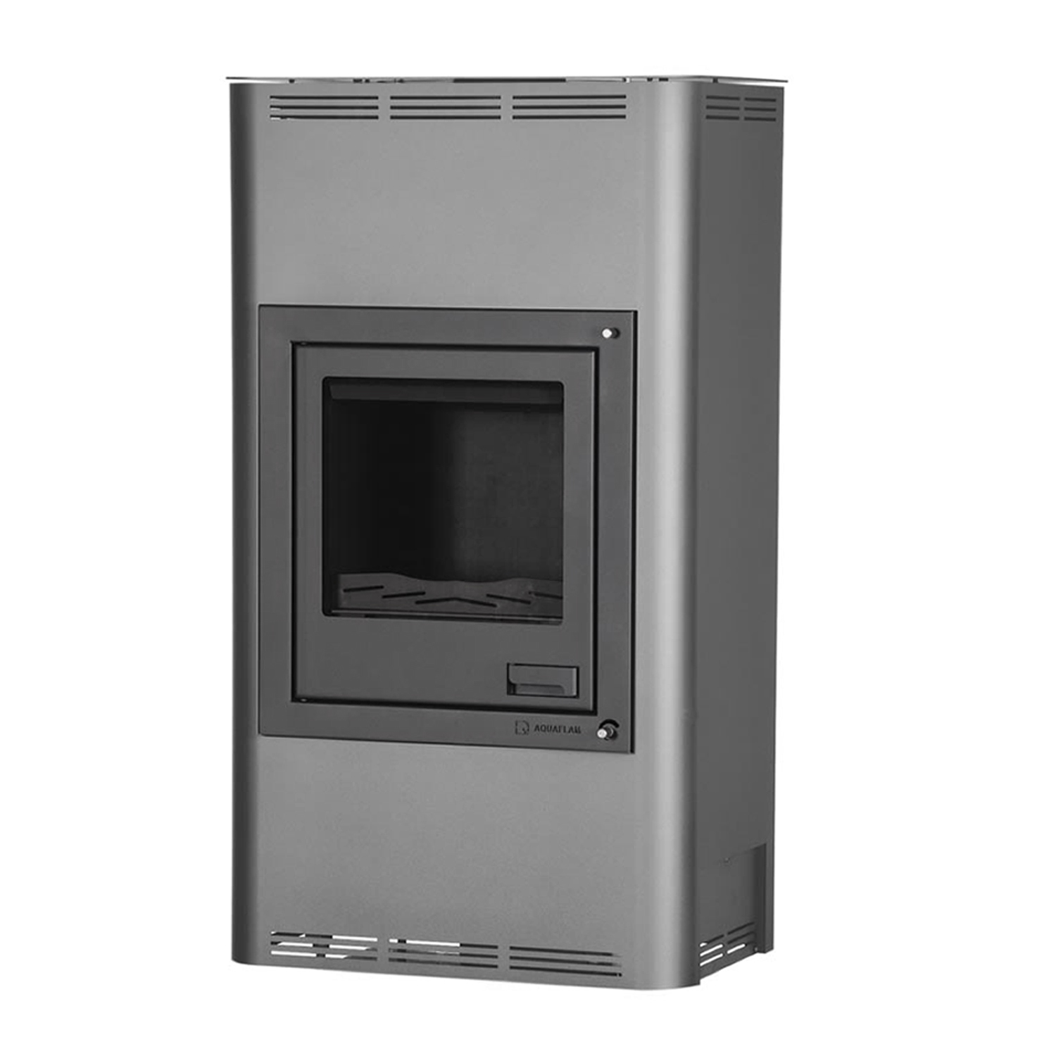 Aquaflam 17 Basic Poêle à bois hydraulique Gris Ensemble complet Réservoir combiné THKE/F 825