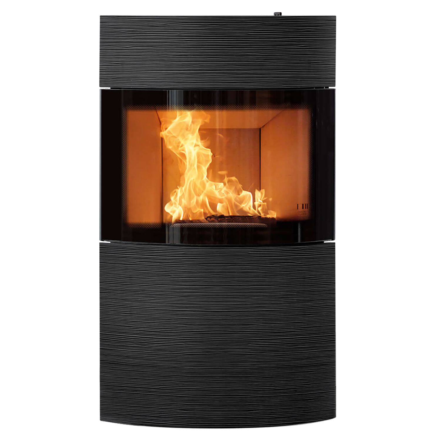 Austroflamm Fynn Xtra 2.0 Poêle à bois Acier Noir / Céramique Rainure Noir mat
