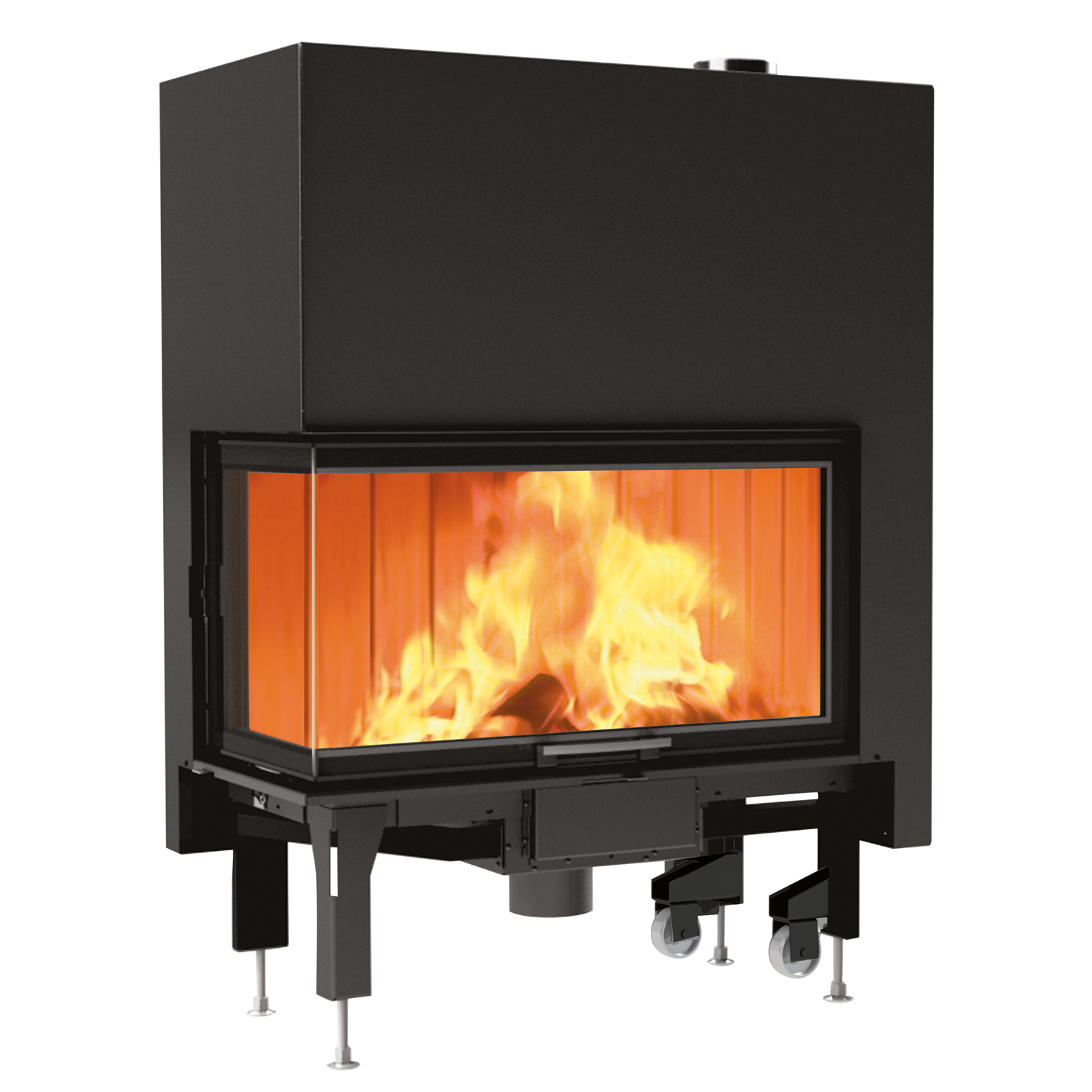 Edilkamin Windo2 95 insert de cheminée porte droite Edilkamin Windo2 95 insert de cheminée porte droite