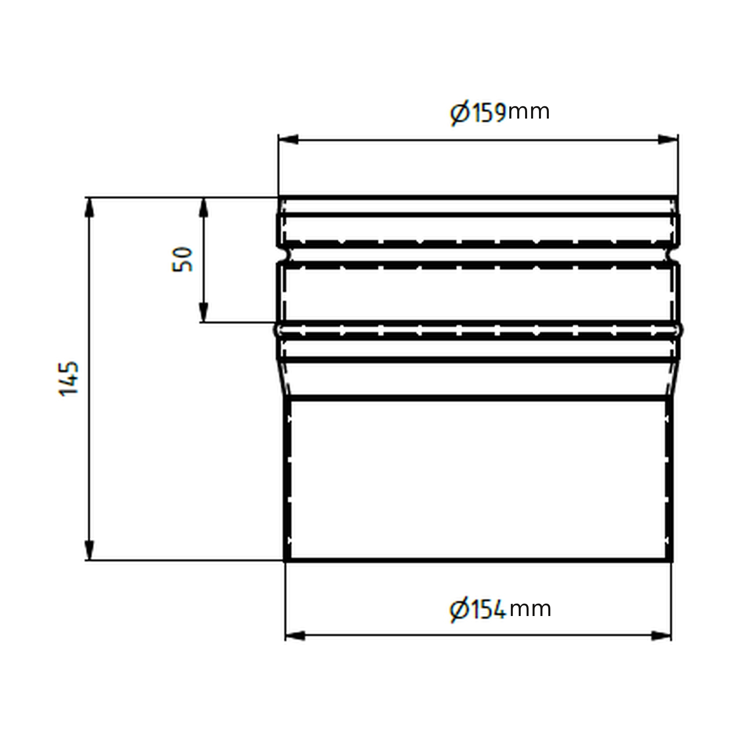 Raik extension LS diamètre 150