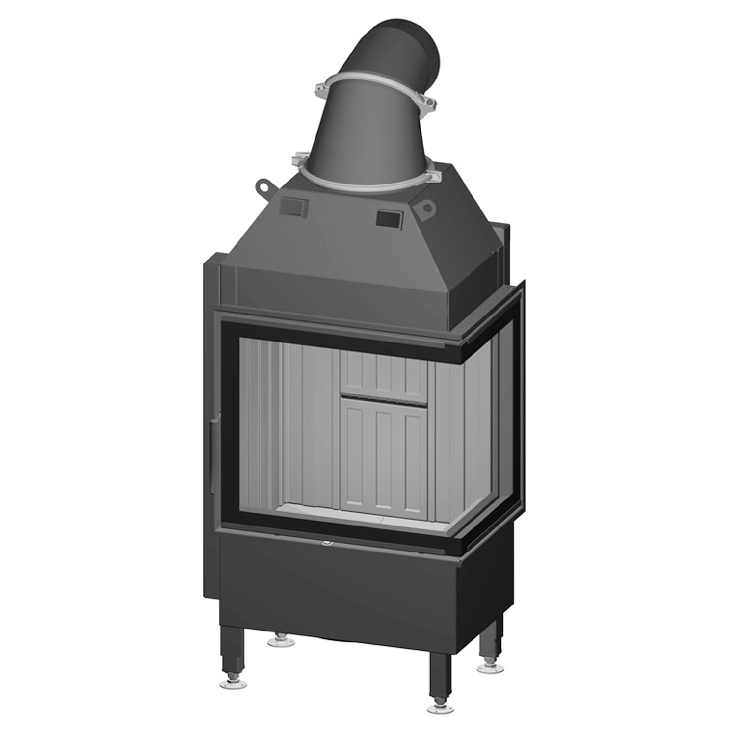 Insert de cheminée Spartherm Varia 2R-55 Angle