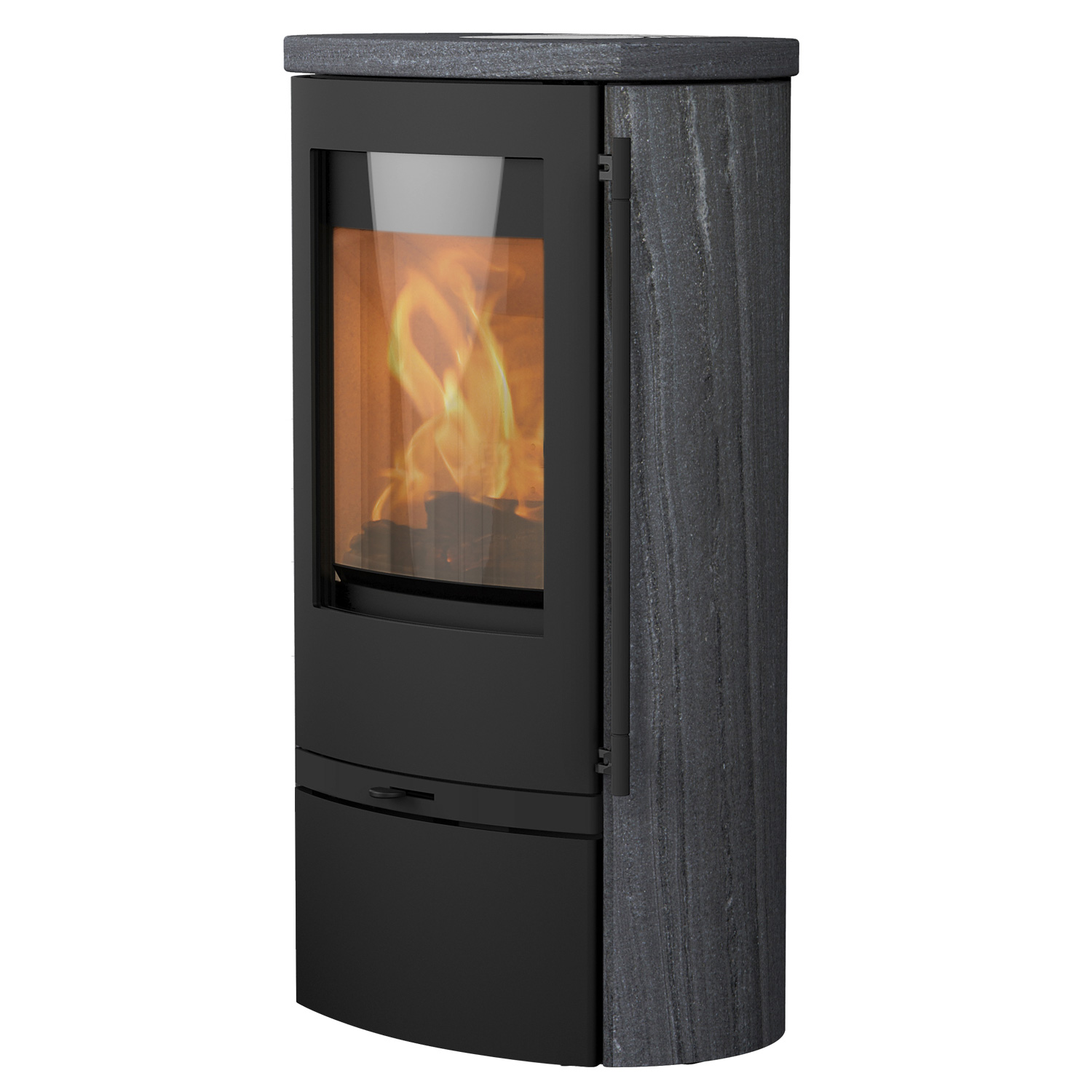 Lotus Jubilee 25 poêle à bois acier noir / Indian Night, DIBt