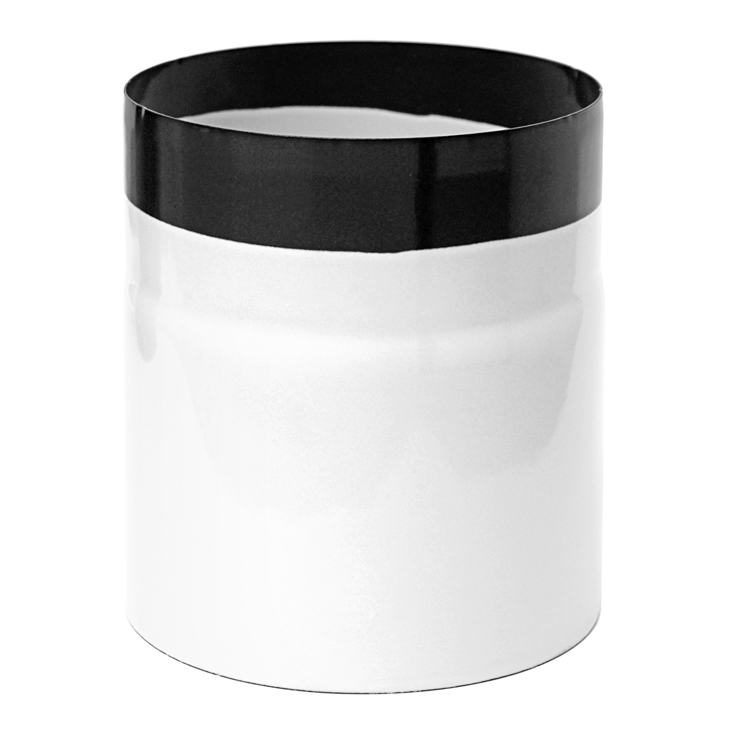Tube de fumée / Tuyau de poêle émaillé 130mm - 150mm Blanc