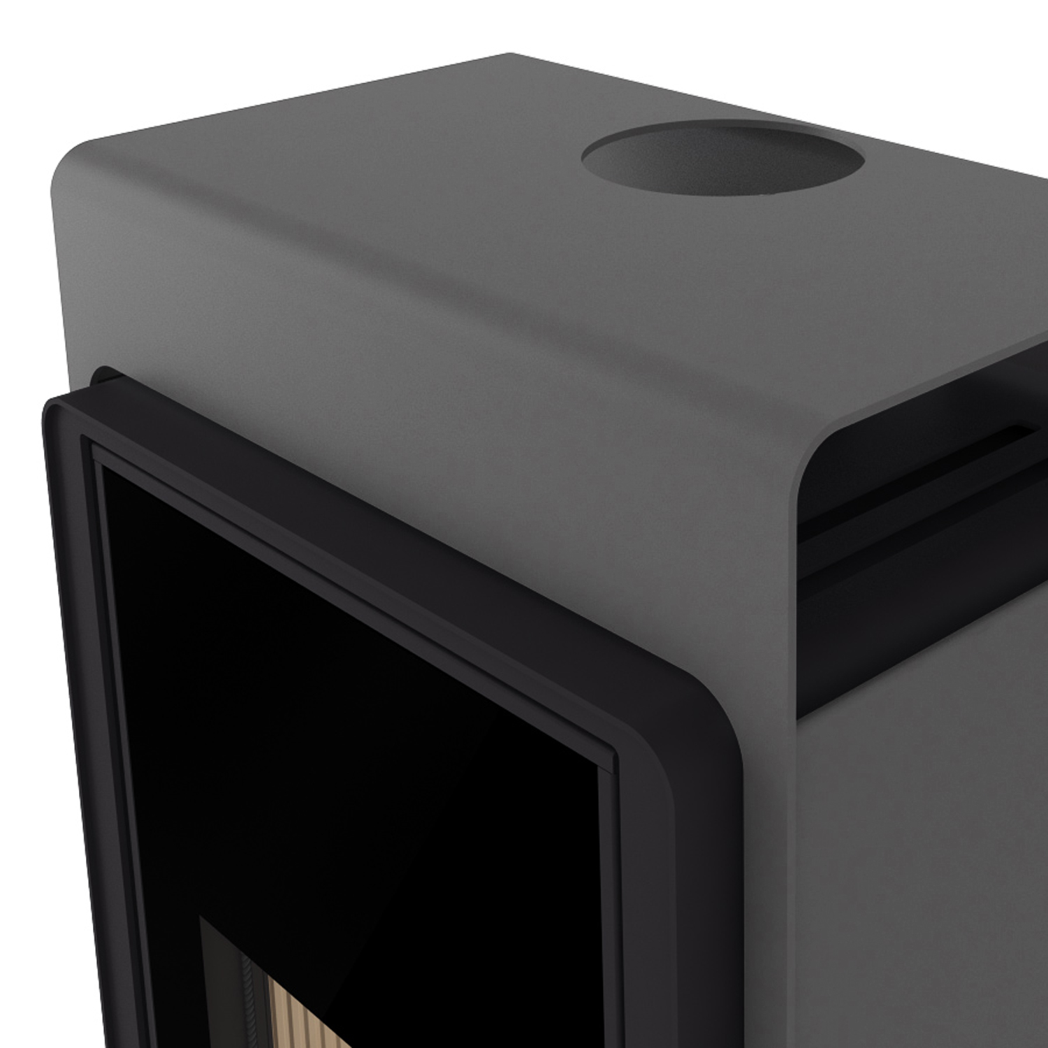 Poêle à bois HS Flamingo Deluxe Singa Gris