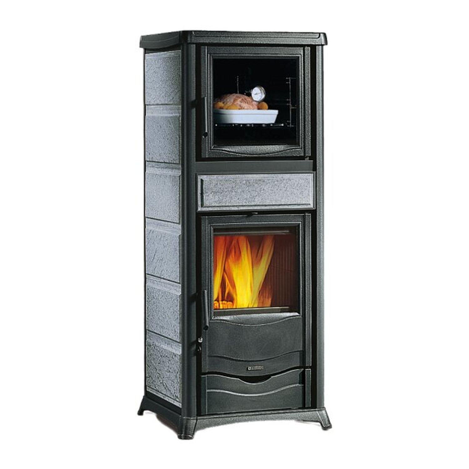 La Nordica T.ROSSELLA PLUS FORNO DSA.16 PETRA - poêle à bois en pierre naturelle