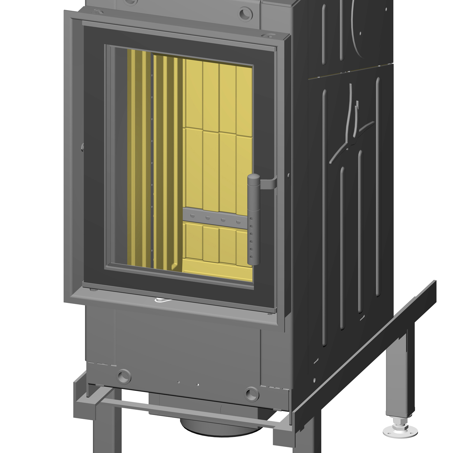 Spartherm Renova B-Air insert de cheminée 51 cm à gauche