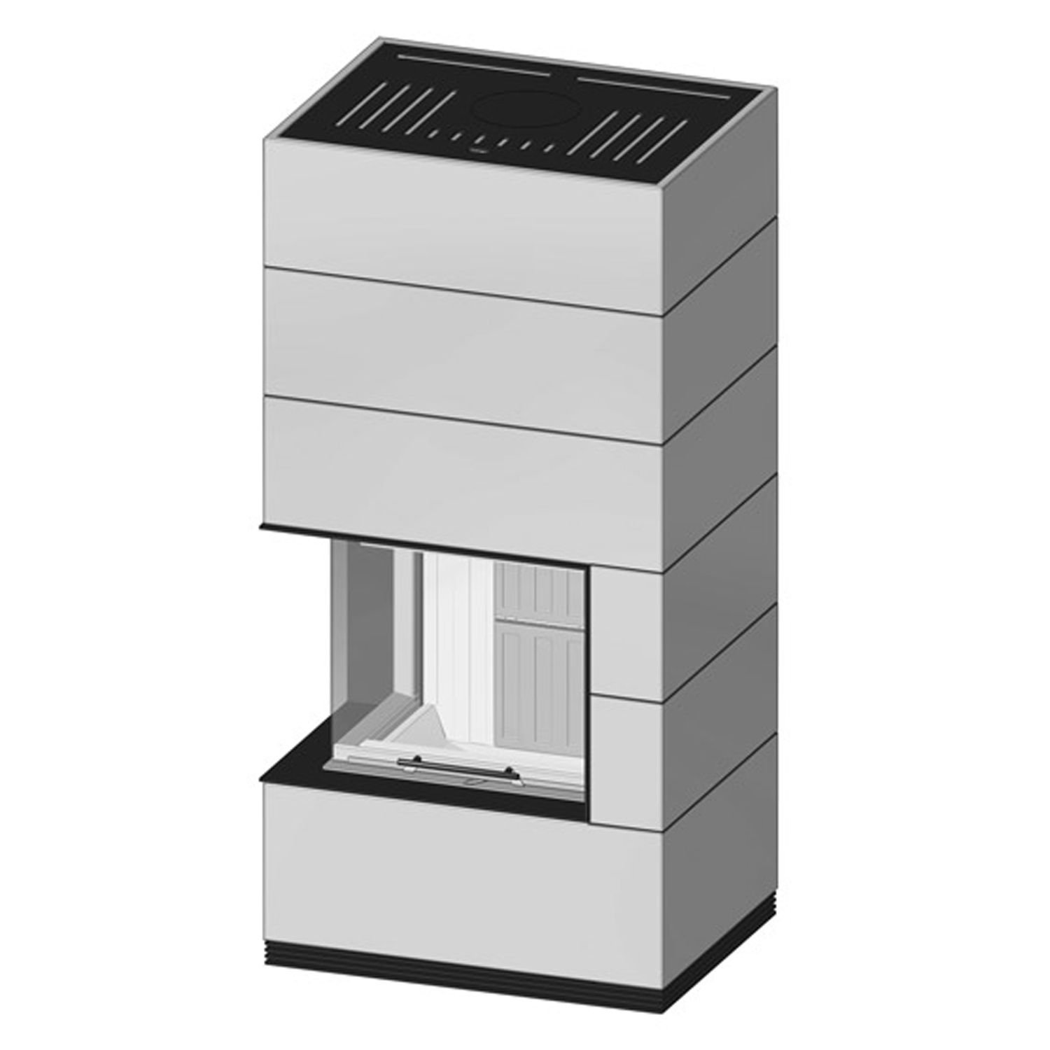 Kit de cheminée Spartherm SIM 1/3 Varia 2L-55h RLU Nature