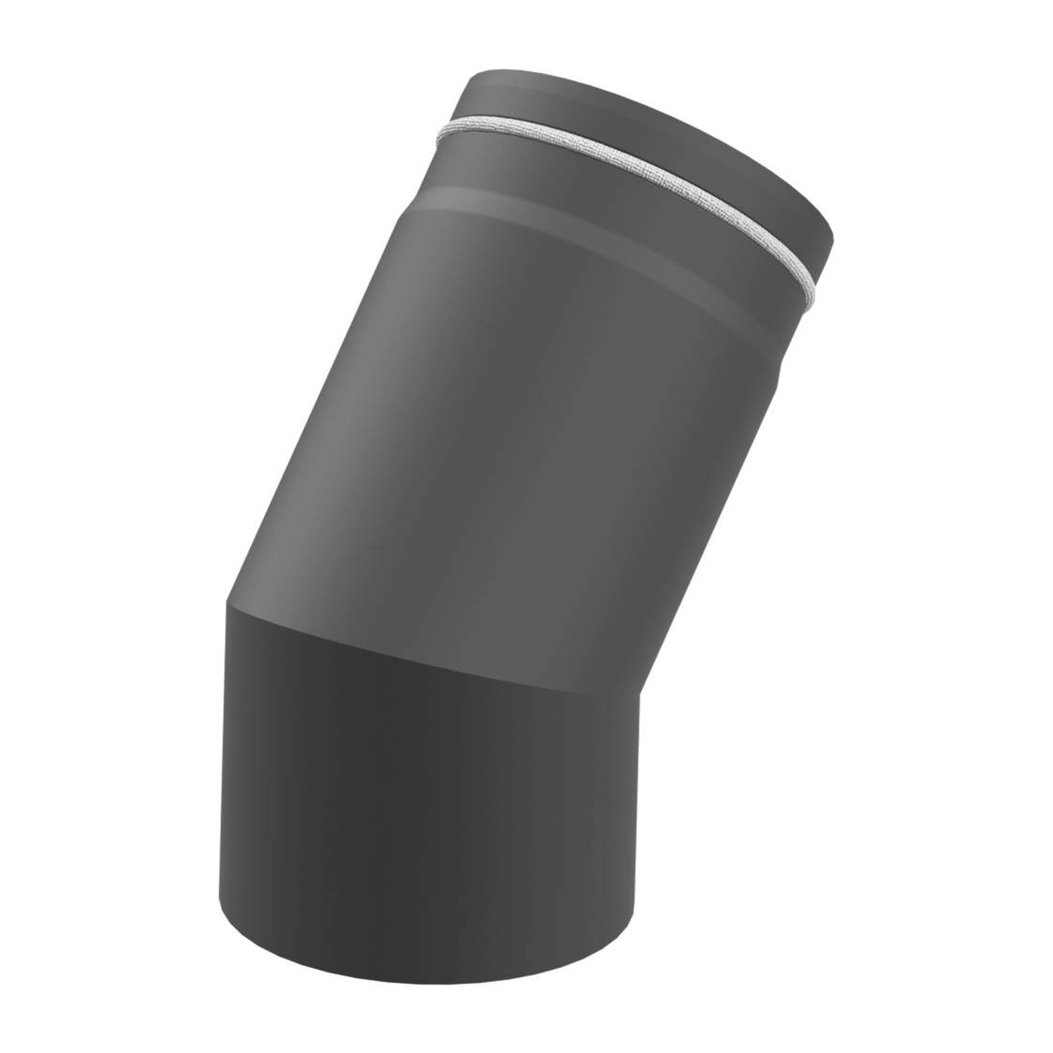 Raik Bogen LS diamètre 150/45° rétréci 2-pièces avec porte insérée gris