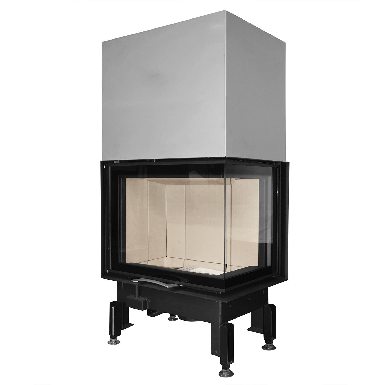 Austroflamm 63x40x51 S 2.0 Insert de cheminée angle droit