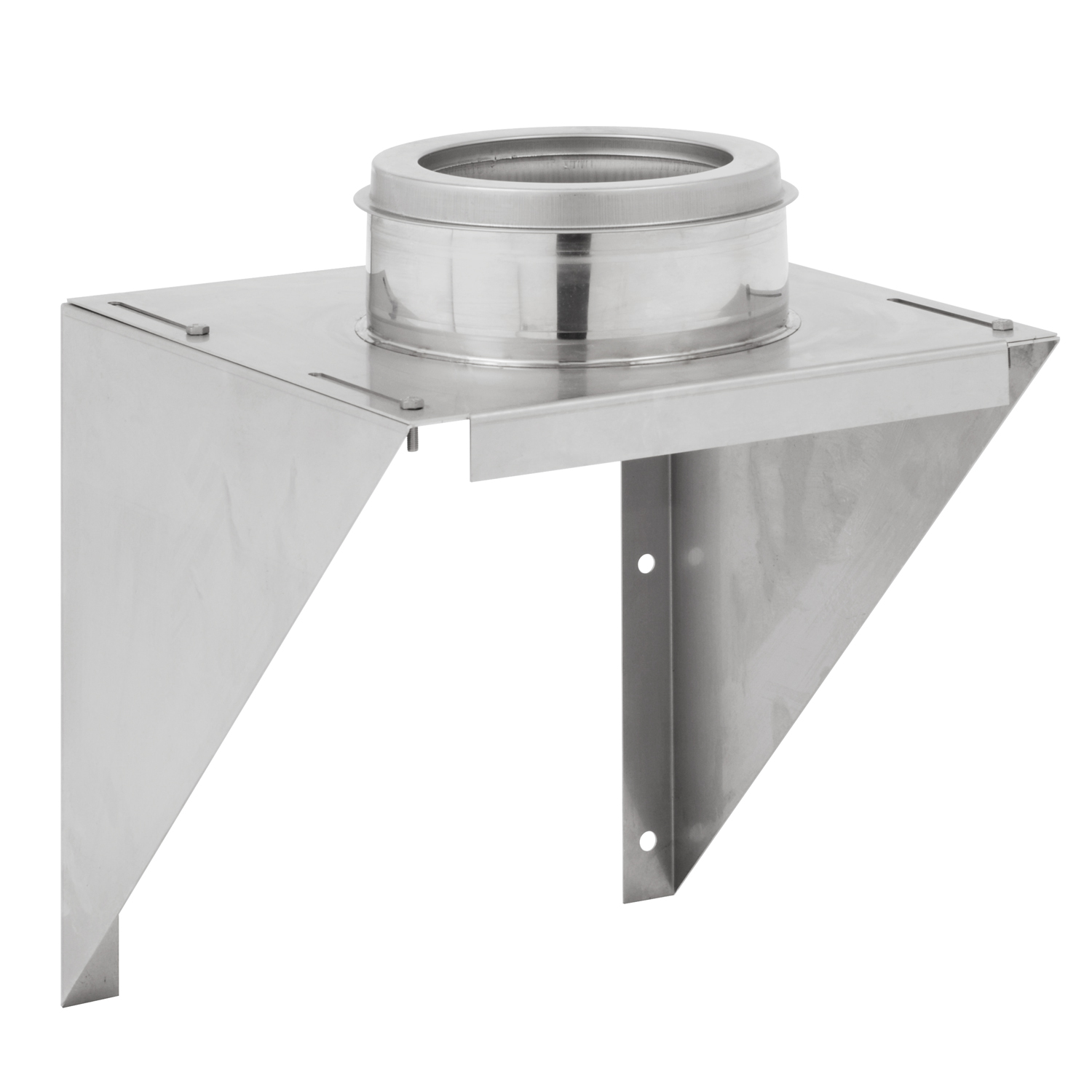 Opsinox plaque de console pour cheminée en acier inoxydable KOS pour MSDC-D Ø 131 - 180 mm