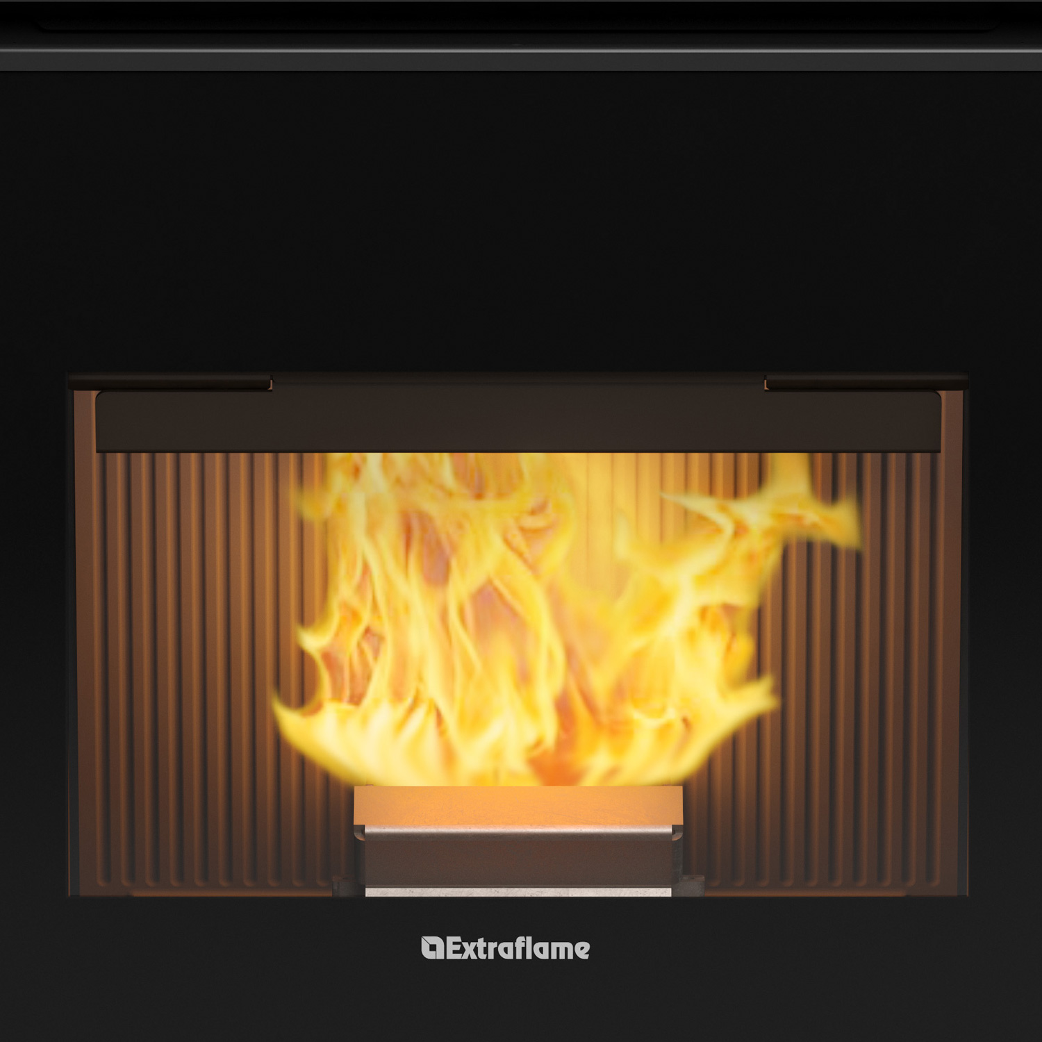 Extraflame Comfort P70 Air Plus insert à granulés acier noir