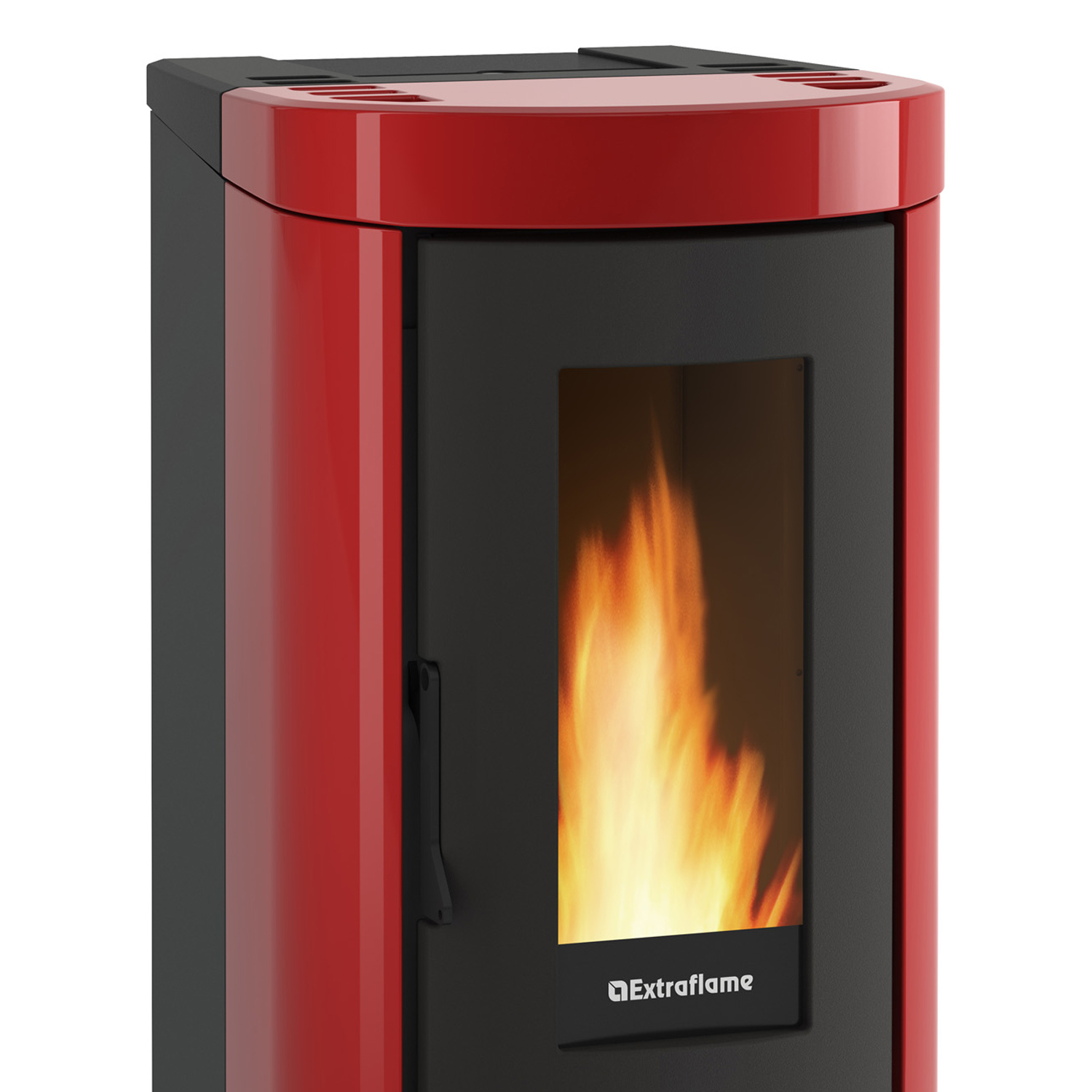 Extraflame Evolution Line Mietta Evo 16 poêle à granulés acier bordeaux