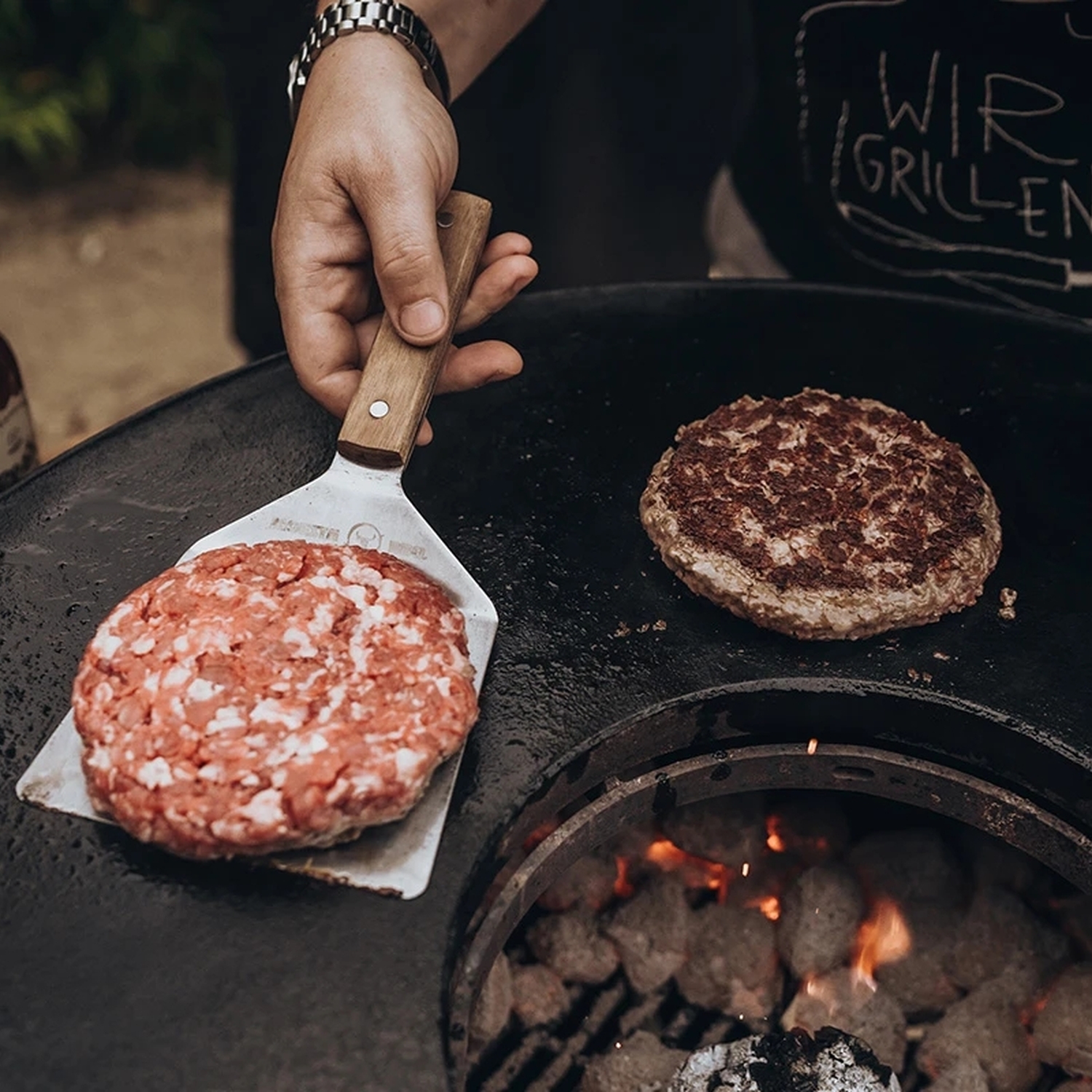 Moesta BBQ spatule pour plaques de cuisson / disque BBQ