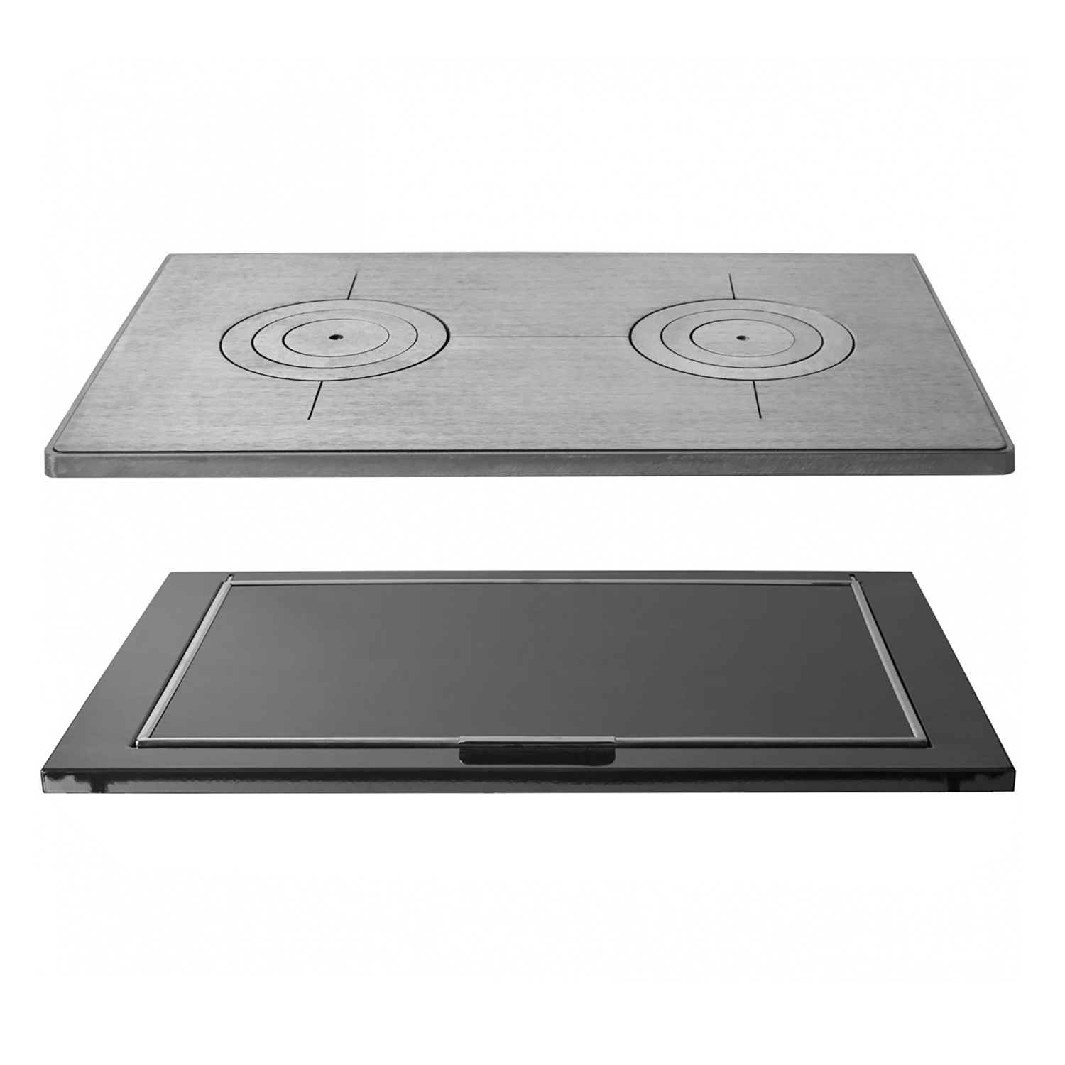 Hergom Saja 7/90 SE Cuisinière en fonte noire