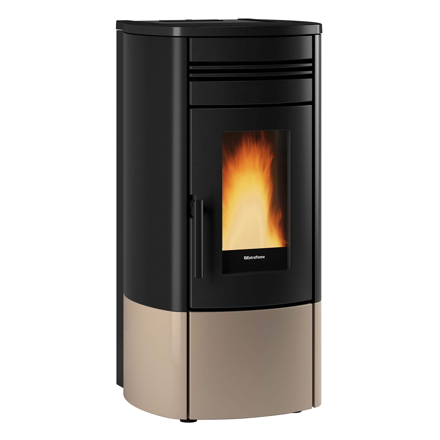 Extraflame Evolution Line Noris Plus poêle à granulés acier gris tourterelle