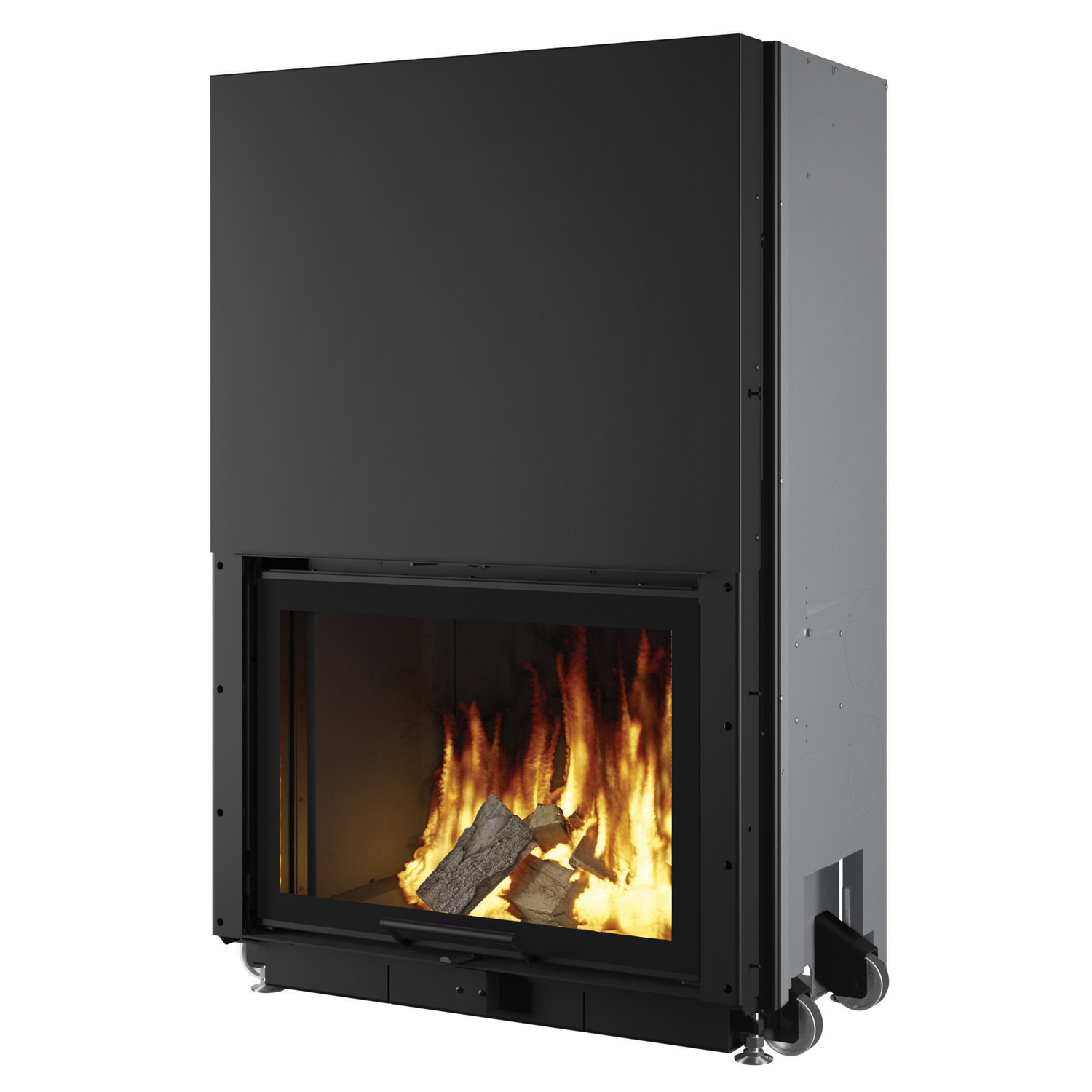 Edilkamin Windo 70 insert de cheminée foyer noir