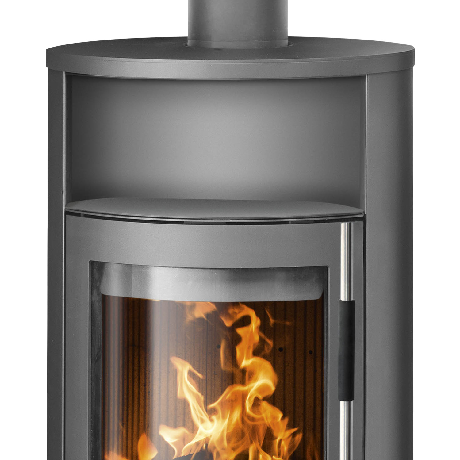 Oranier Polar Neo 6 Poêle à bois en acier gris fonte, DIBt
