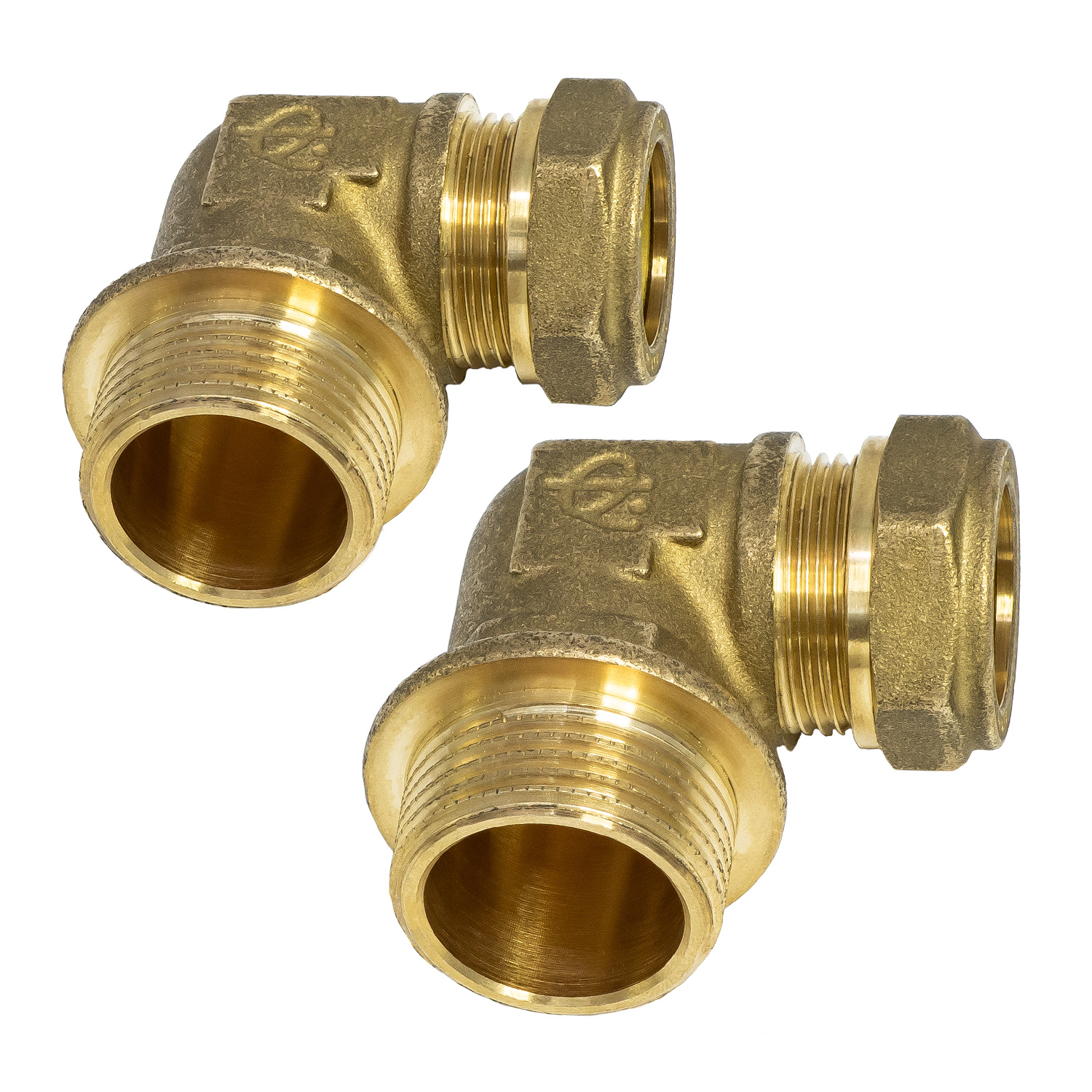 Raccord à bague de serrage angulaire 3/4"