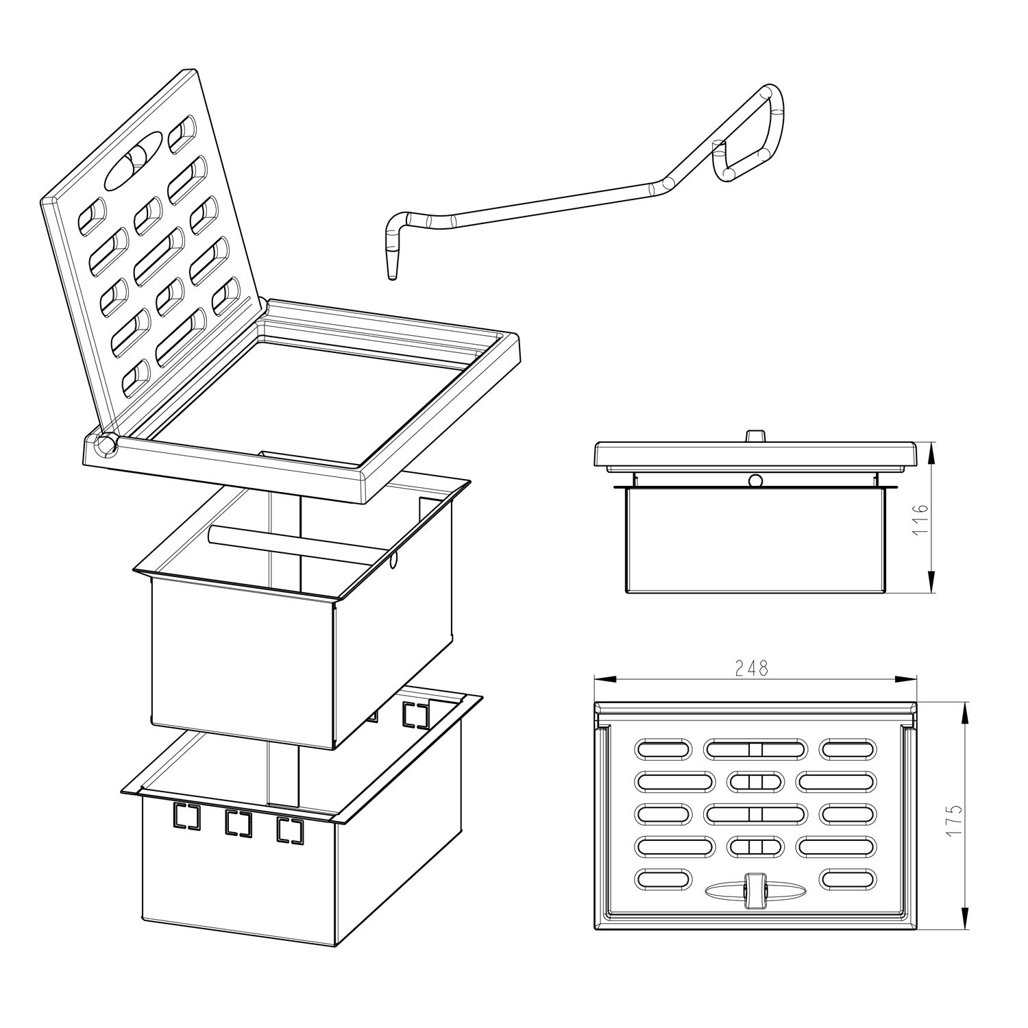 Kit de conversion pour foyer à grille Olsberg Osorno
