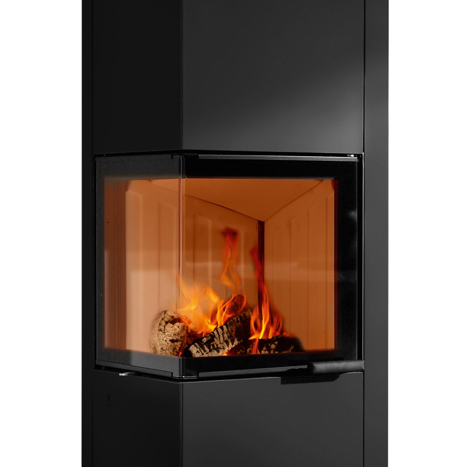 Spartherm Piko H2O poêle à bois avec échangeur d'eau Nero