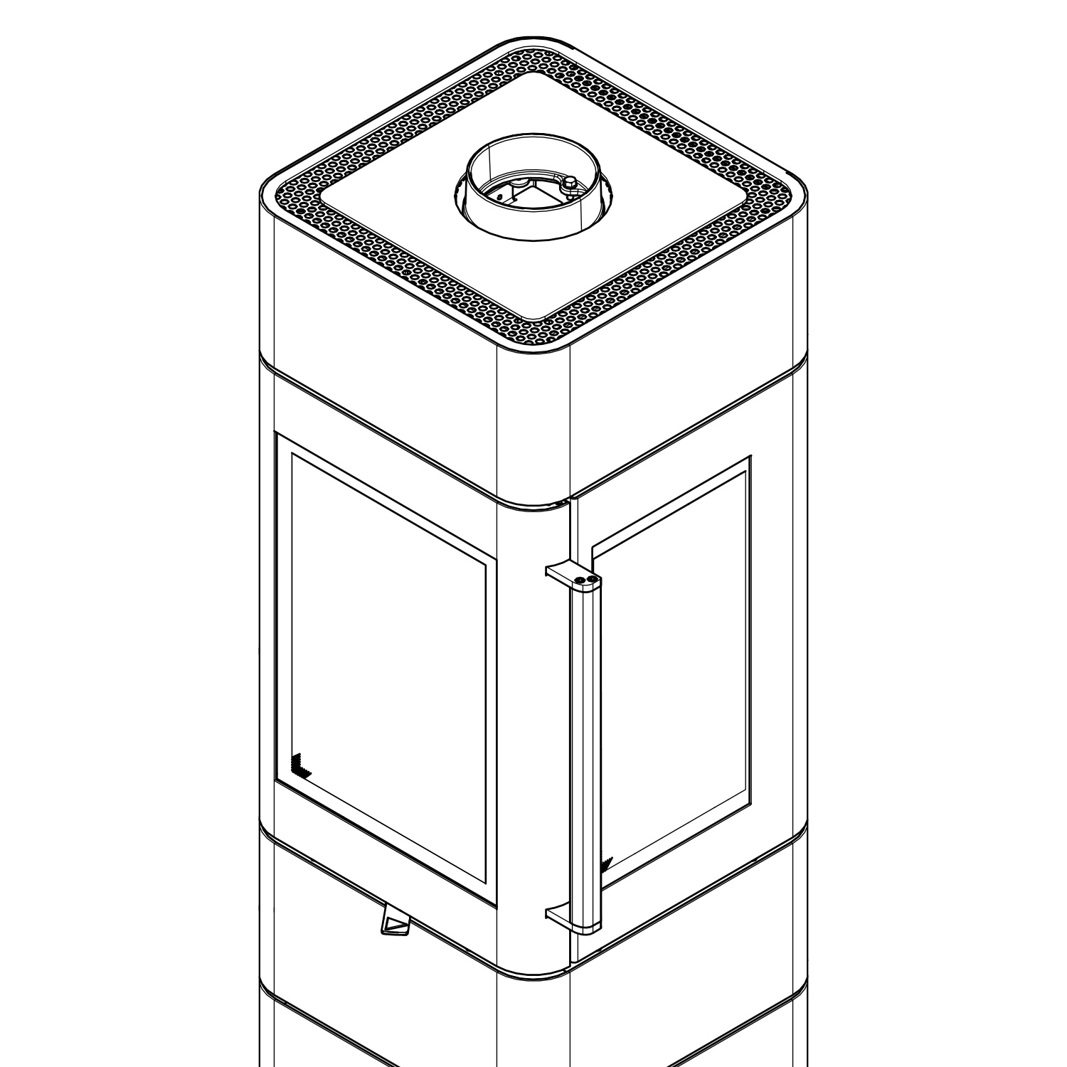 Austroflamm Ivy 2.0 poêle à bois en acier noir + 1 m³ de bois de chauffage gratuit