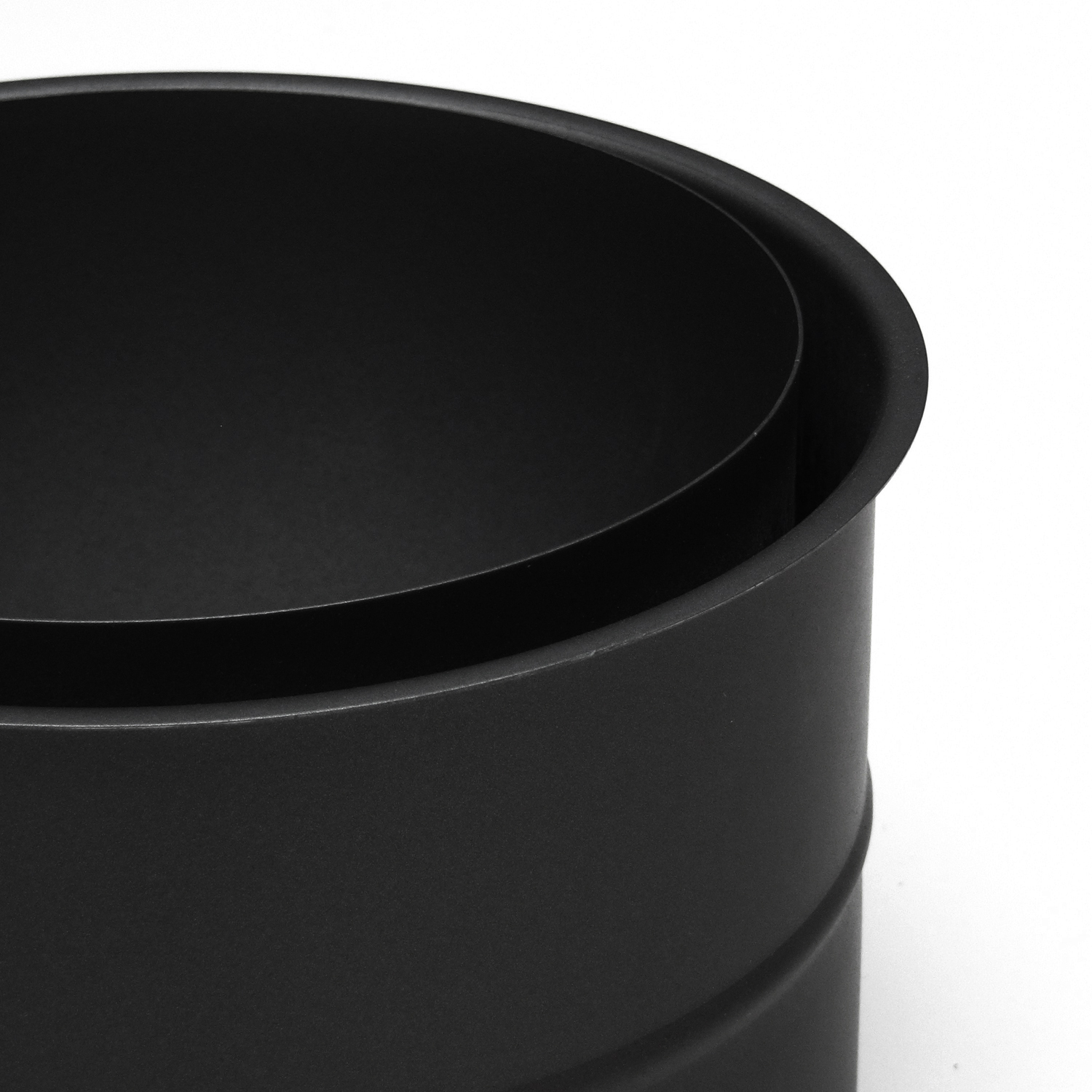 Raik Tuyau de fumée / Tuyau de poêle 200 mm - Doublure à double paroi noire WF1