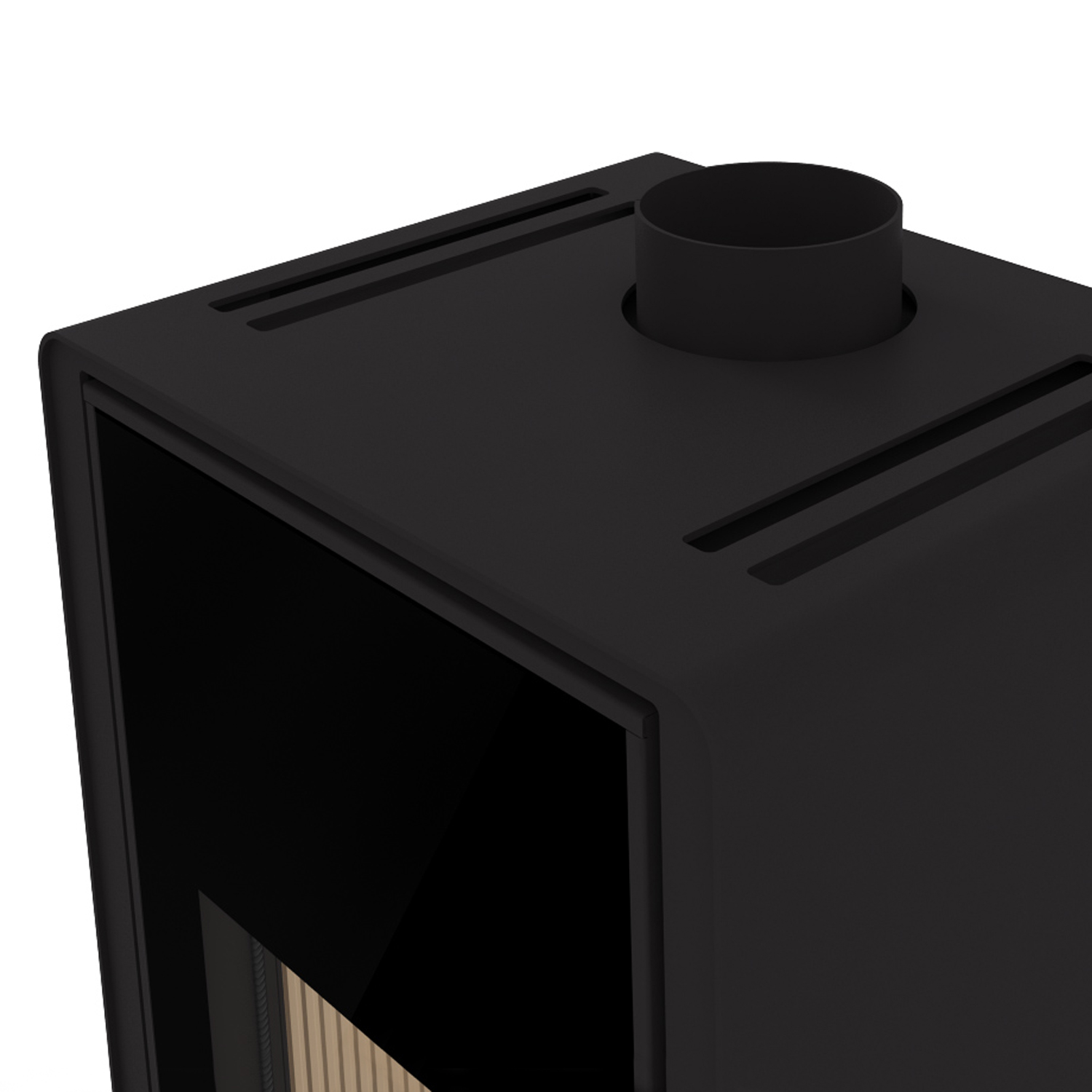 HS Flamingo Deluxe Senai Poêle à bois Crème