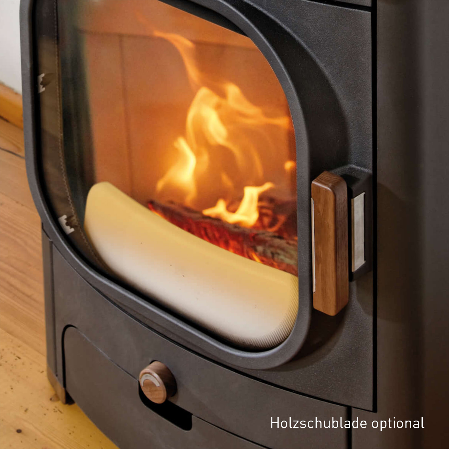 Austroflamm Heidi Back 2.0 Poêle à bois Acier Gris fonte Évacuation des fumées à l'arrière