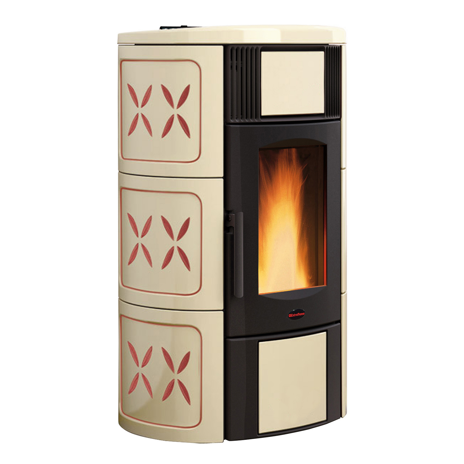 Extraflame Iside Idro H15 Poêle à granulés hydraulique Majolique Améthyste